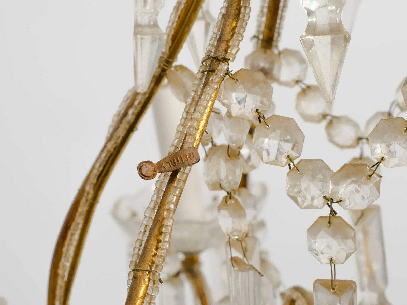 Large Beaded Italian Six-Arm Chandelier - 3