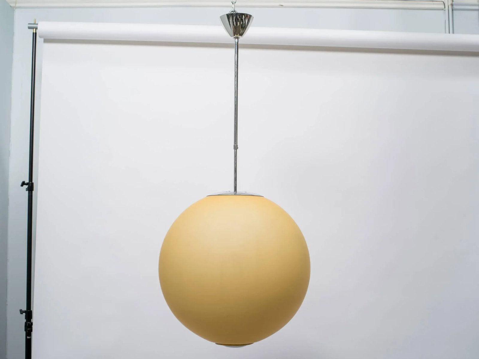 1960s Glass Orb Chandelier - 6