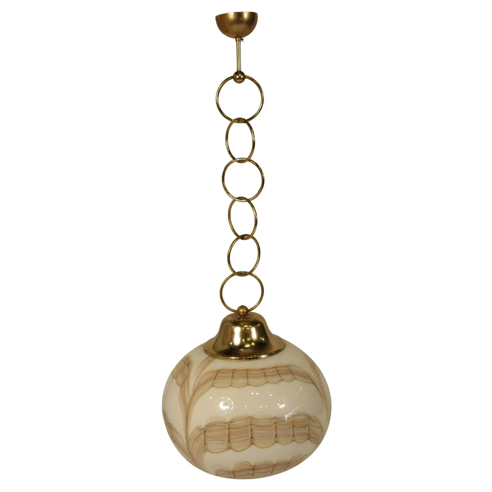 1970s Italian Murano Glass Ball Fixture - 13