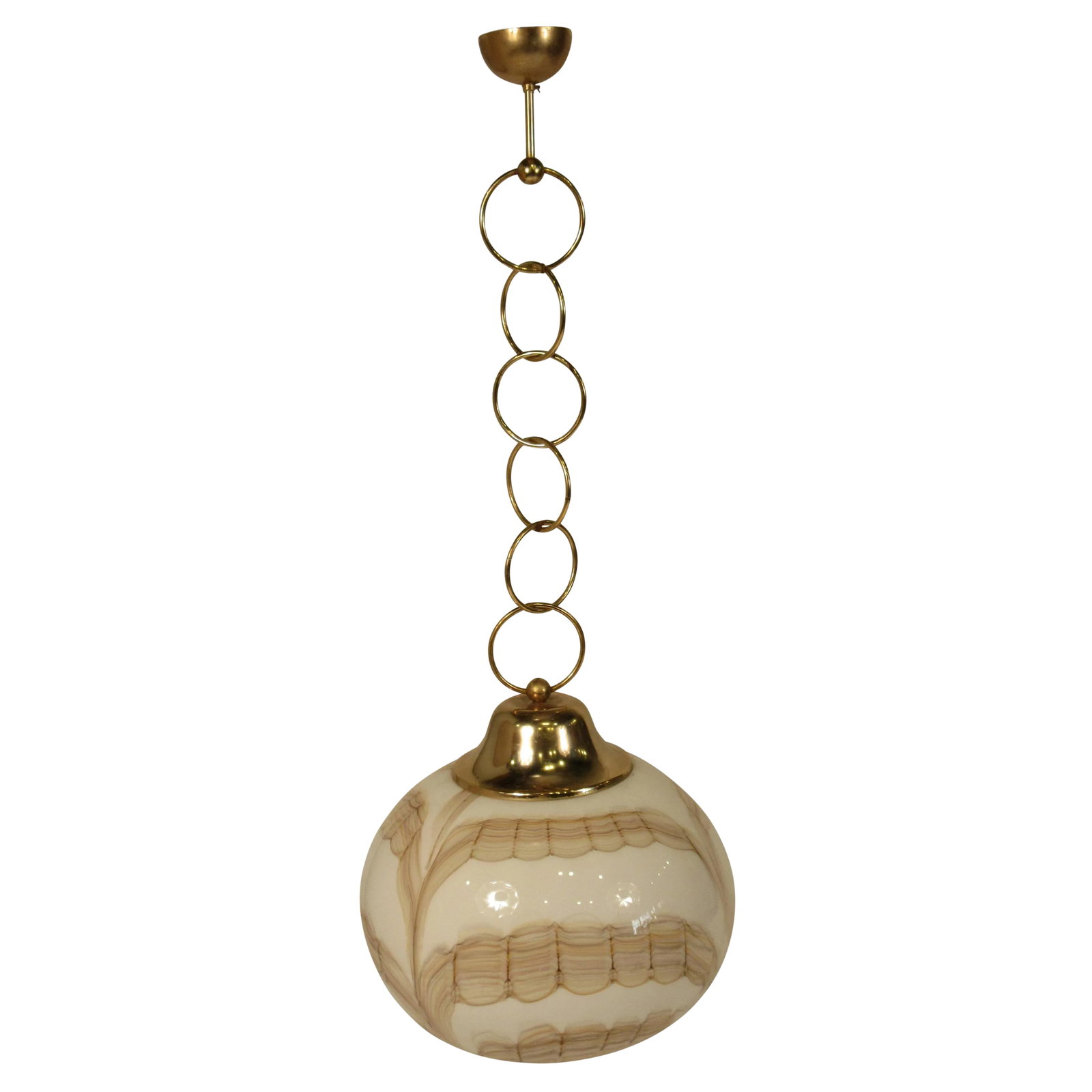 1970s Italian Murano Glass Ball Fixture (1 of 13)
