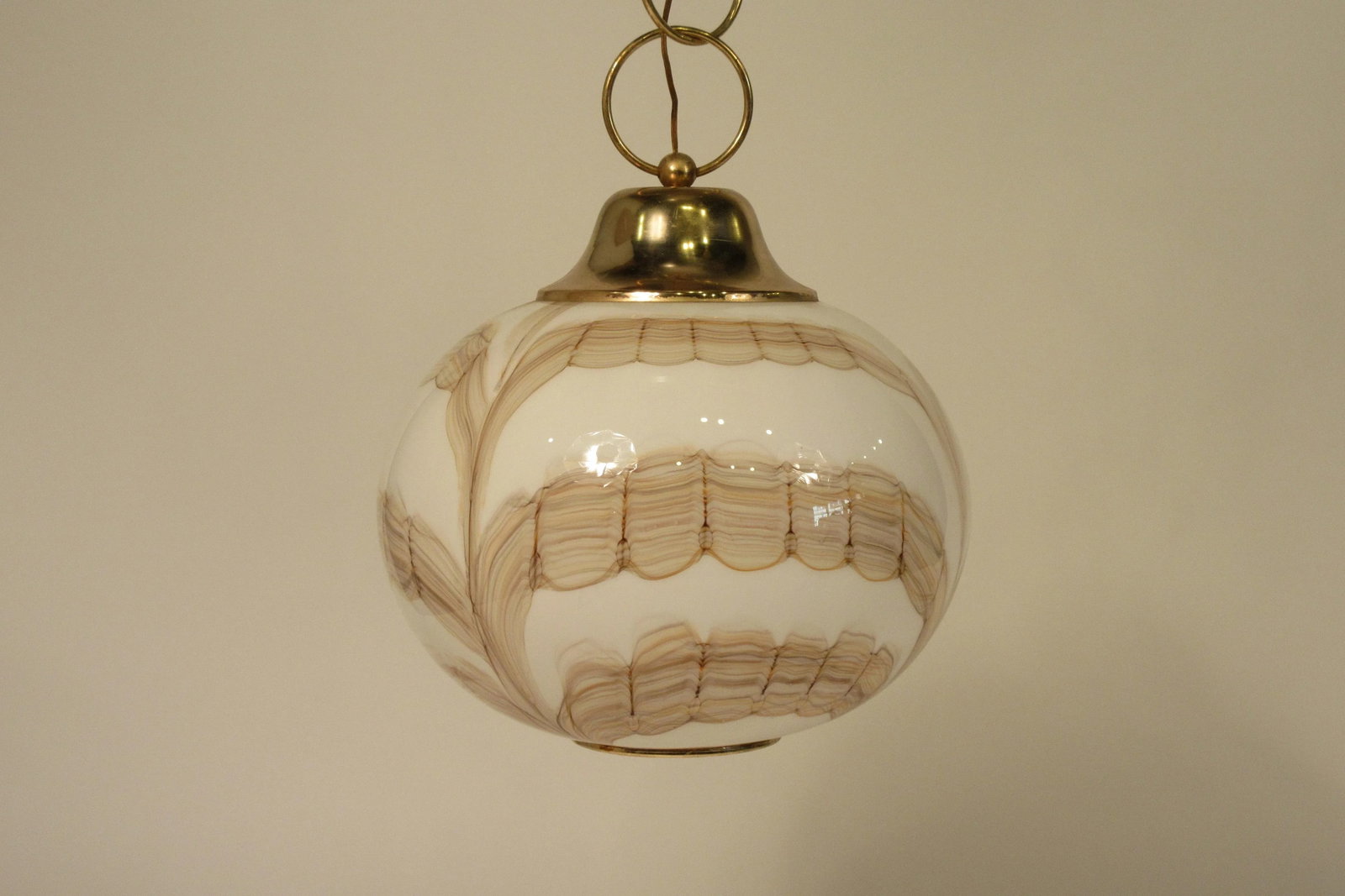 1970s Italian Murano Glass Ball Fixture - 2