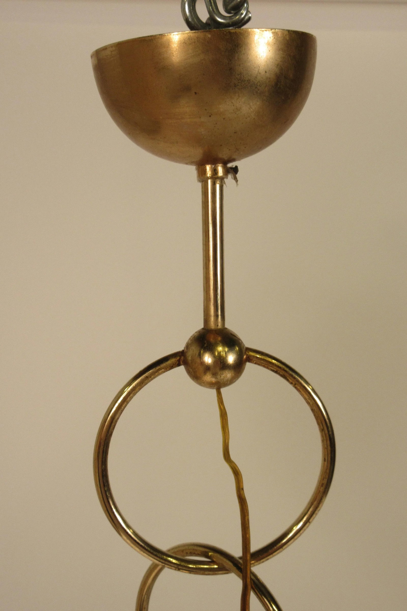 1970s Italian Murano Glass Ball Fixture - 5