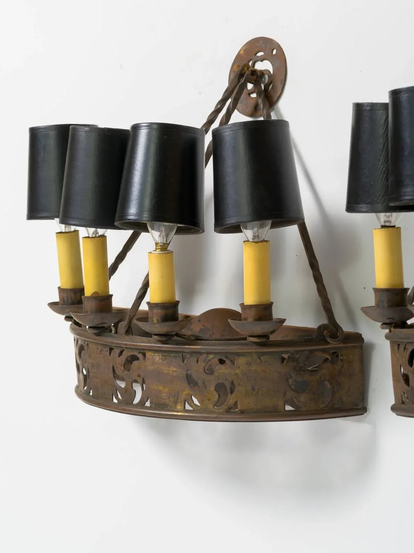 Gothic Sconces - a Pair - 5