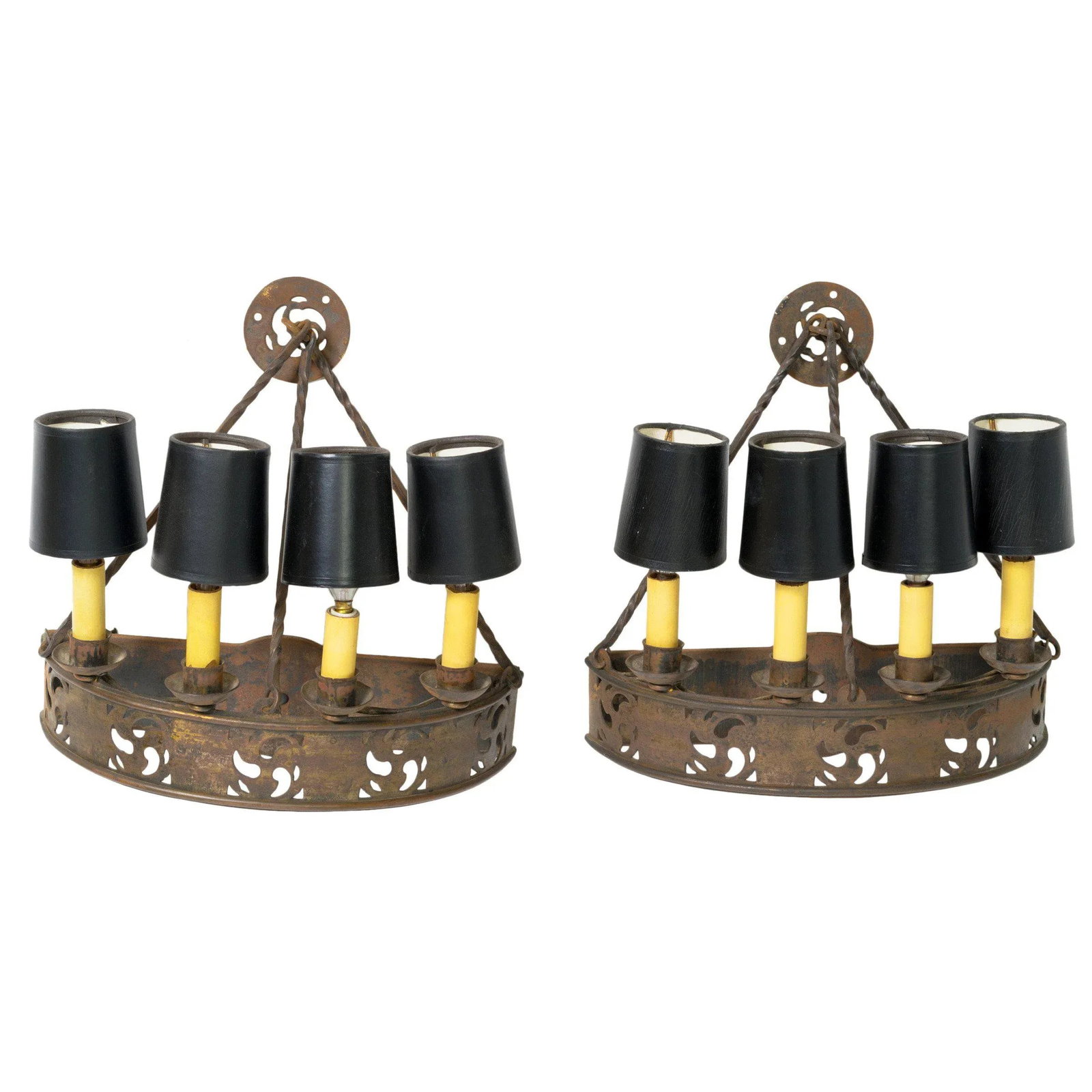 Gothic Sconces - a Pair - 8