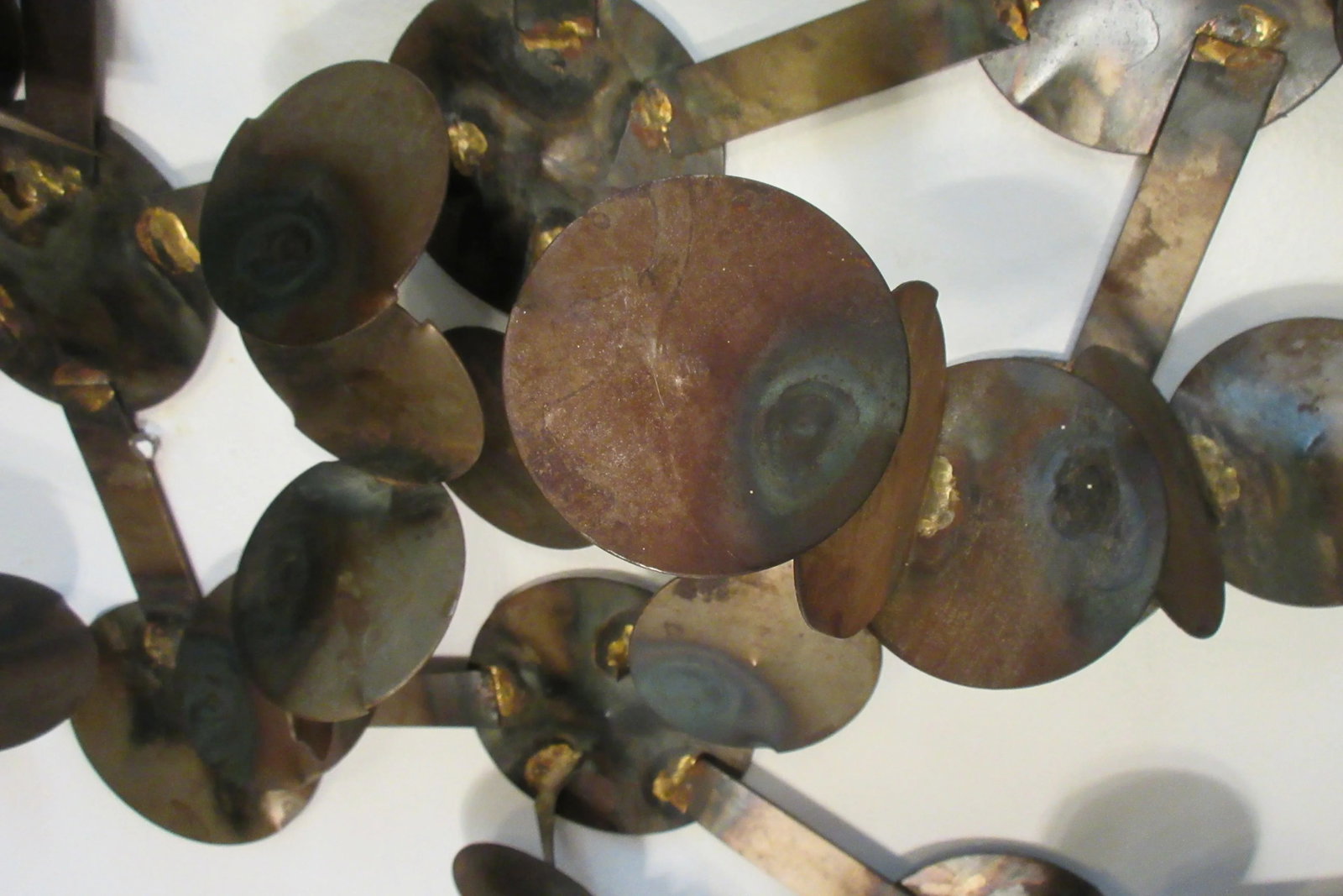1970s Metal Circular Wall Sculpture - 10
