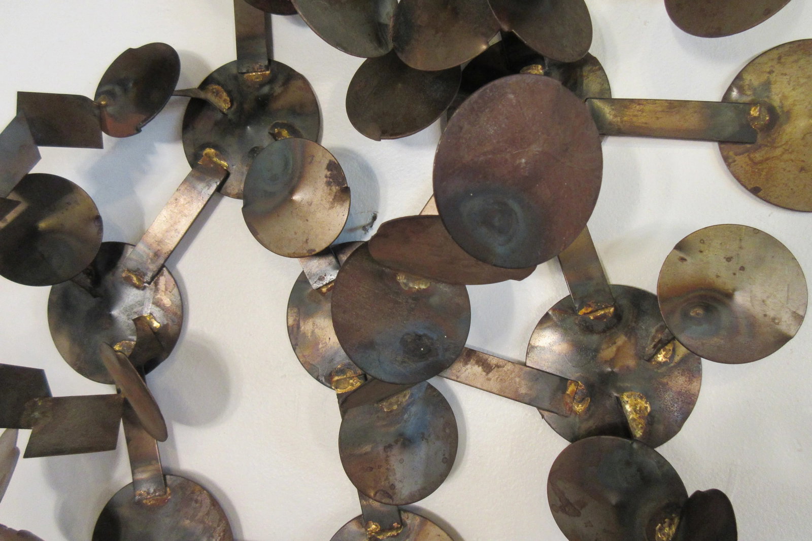 1970s Metal Circular Wall Sculpture - 11