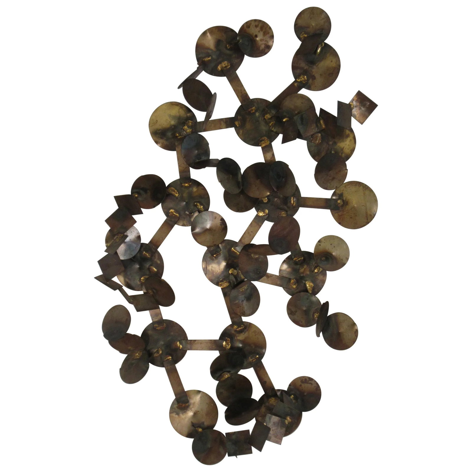 1970s Metal Circular Wall Sculpture - 12