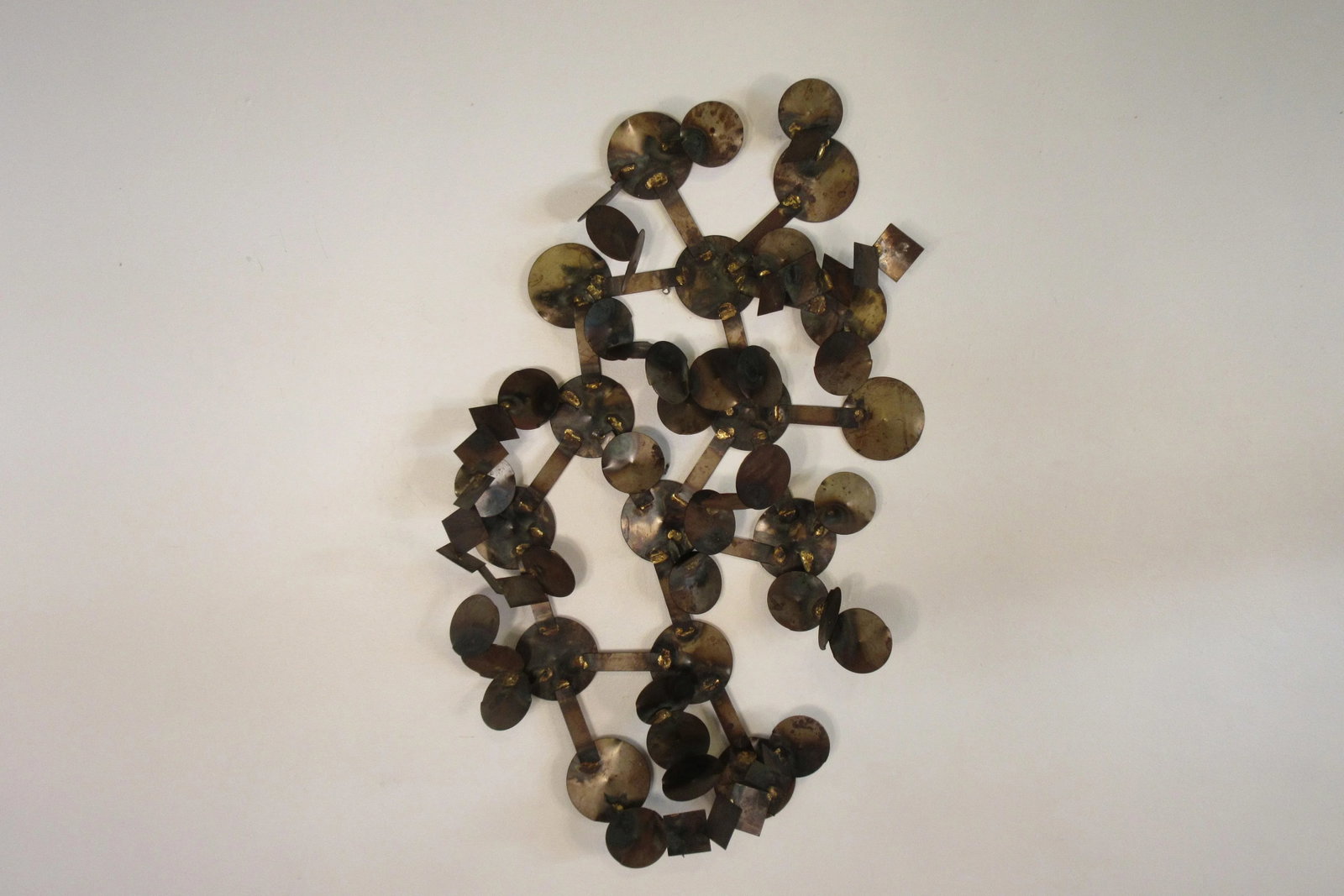 1970s Metal Circular Wall Sculpture - 4
