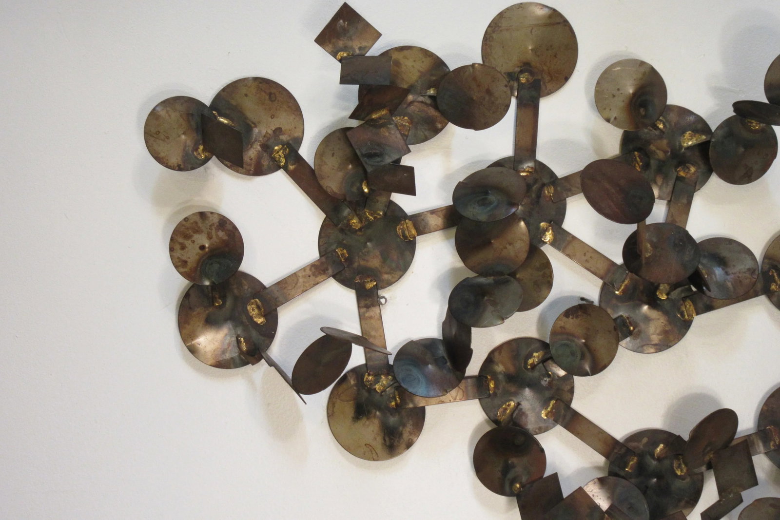 1970s Metal Circular Wall Sculpture - 5