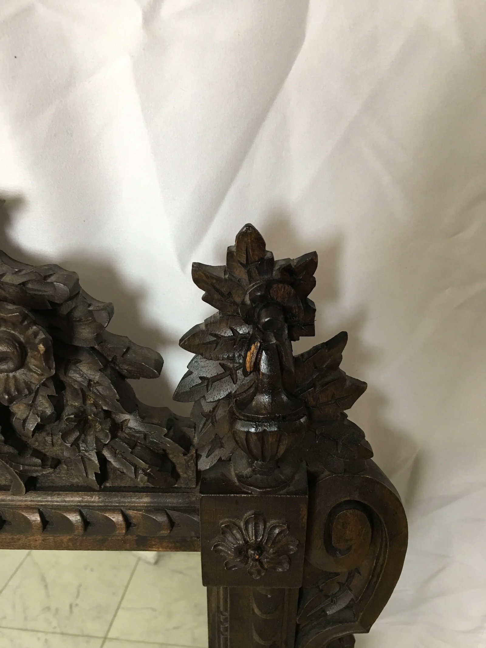1960s LaBarge Italian Carved Wall Mirror - 6