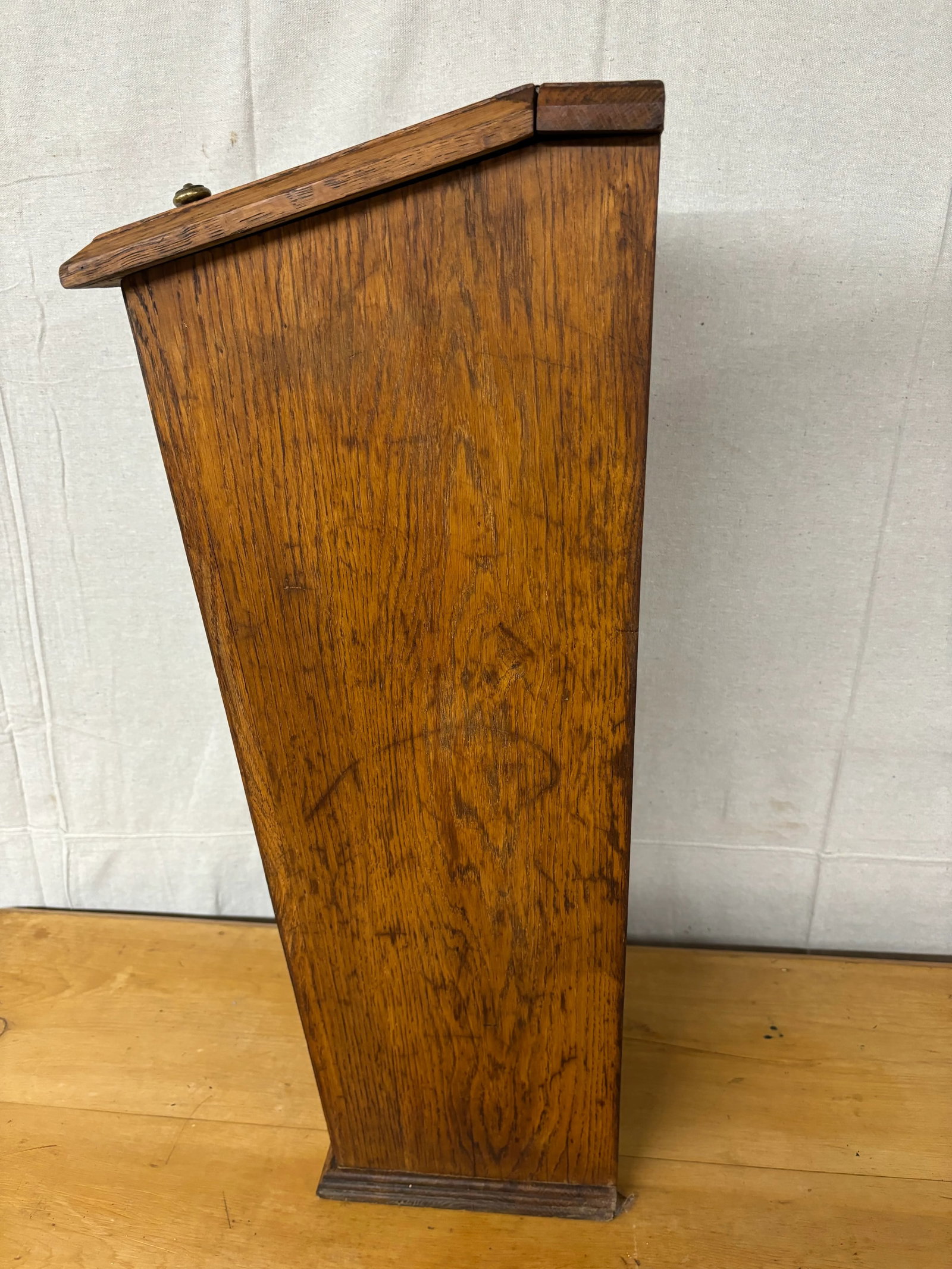 Antique Oak Baguette Box - 4