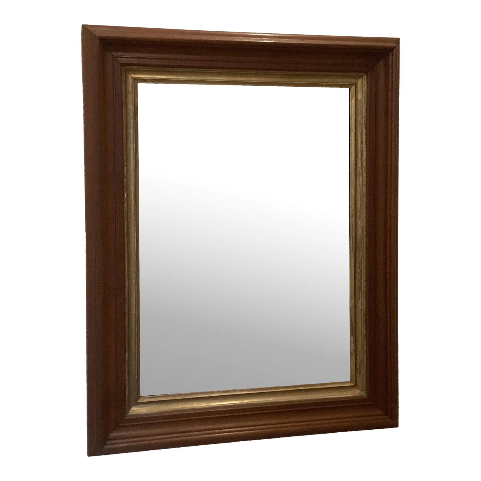 Vintage American Walnut Mirror (1 of 4)