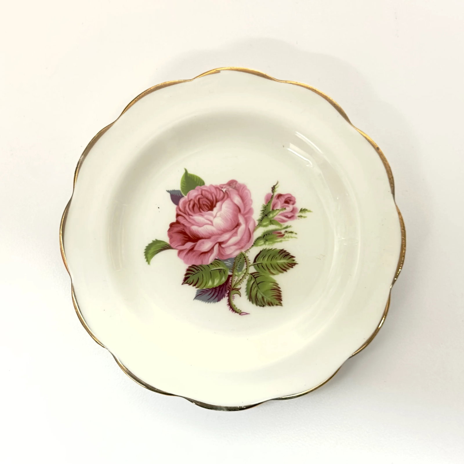 Vintage Soft Pink Floral Motif Wall Plate Curation - Group of 9 - 10