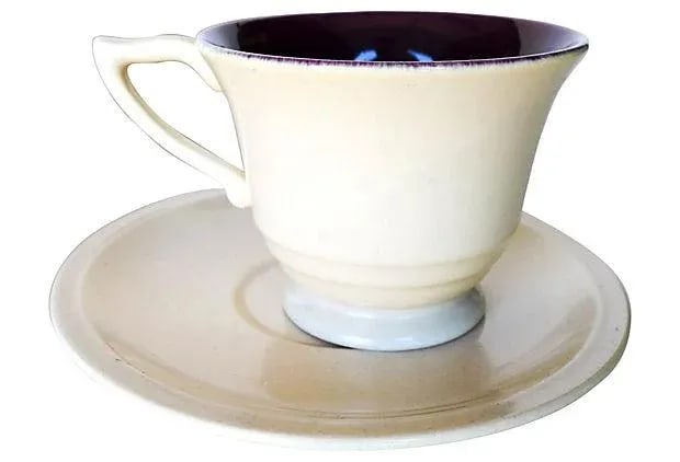 Mid-Century Franciscan "Montecito" Teacups - Service for 12 - 5