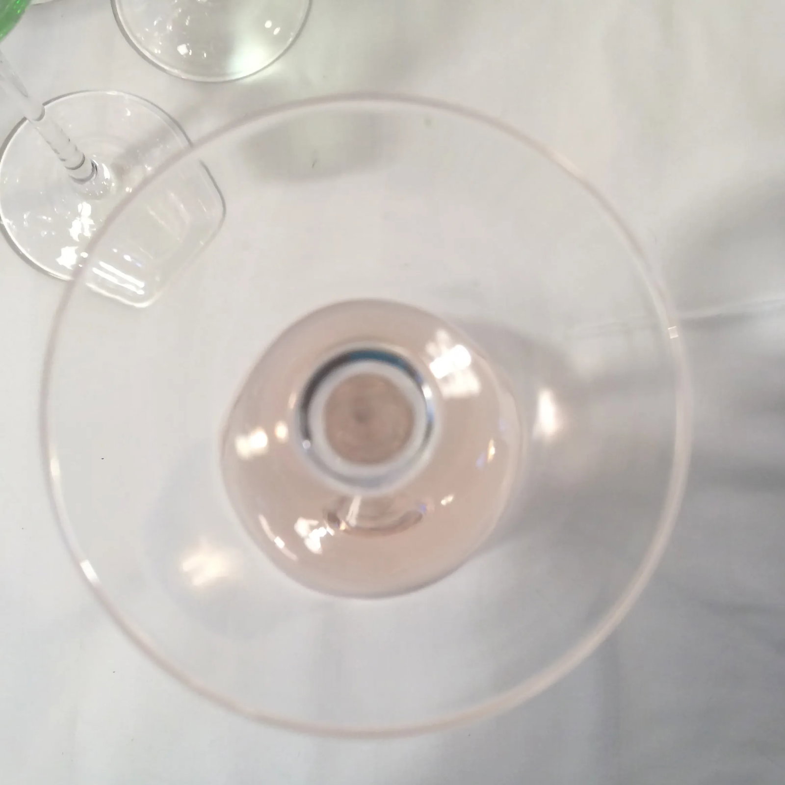 Italian Multi Colored Tall Stem Crystal Wine Glasses - Set of 11 - 10