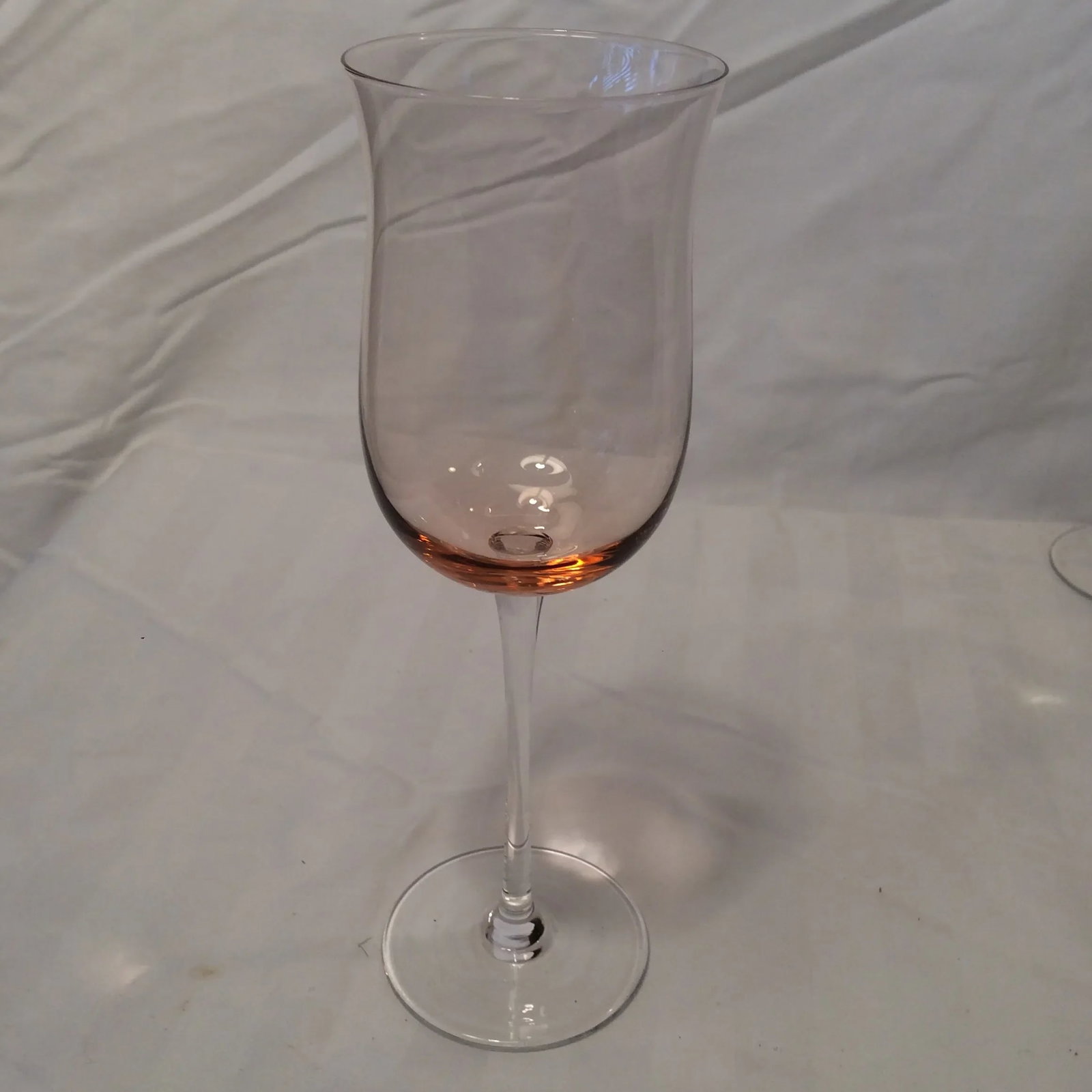 Italian Multi Colored Tall Stem Crystal Wine Glasses - Set of 11 - 4