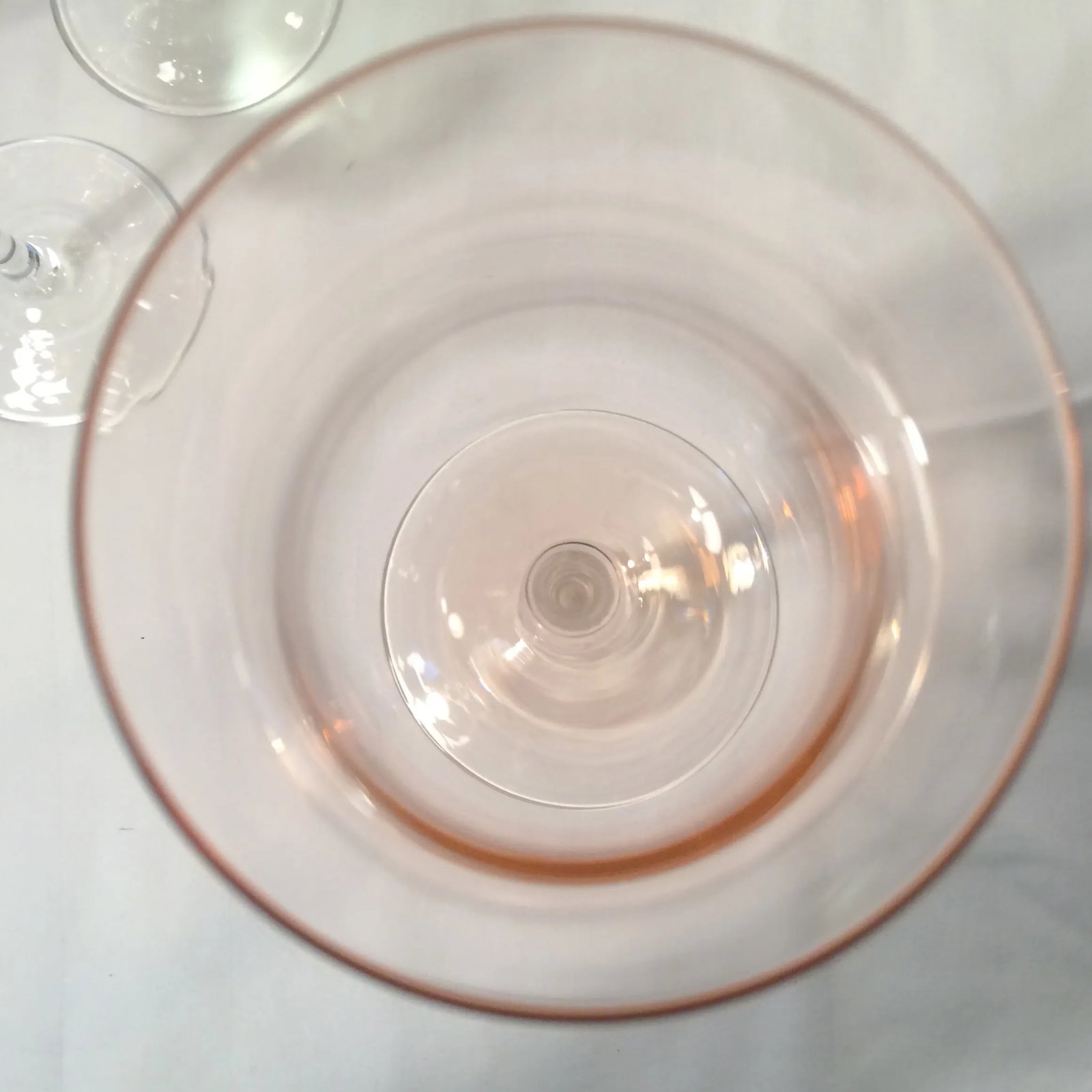 Italian Multi Colored Tall Stem Crystal Wine Glasses - Set of 11 - 9