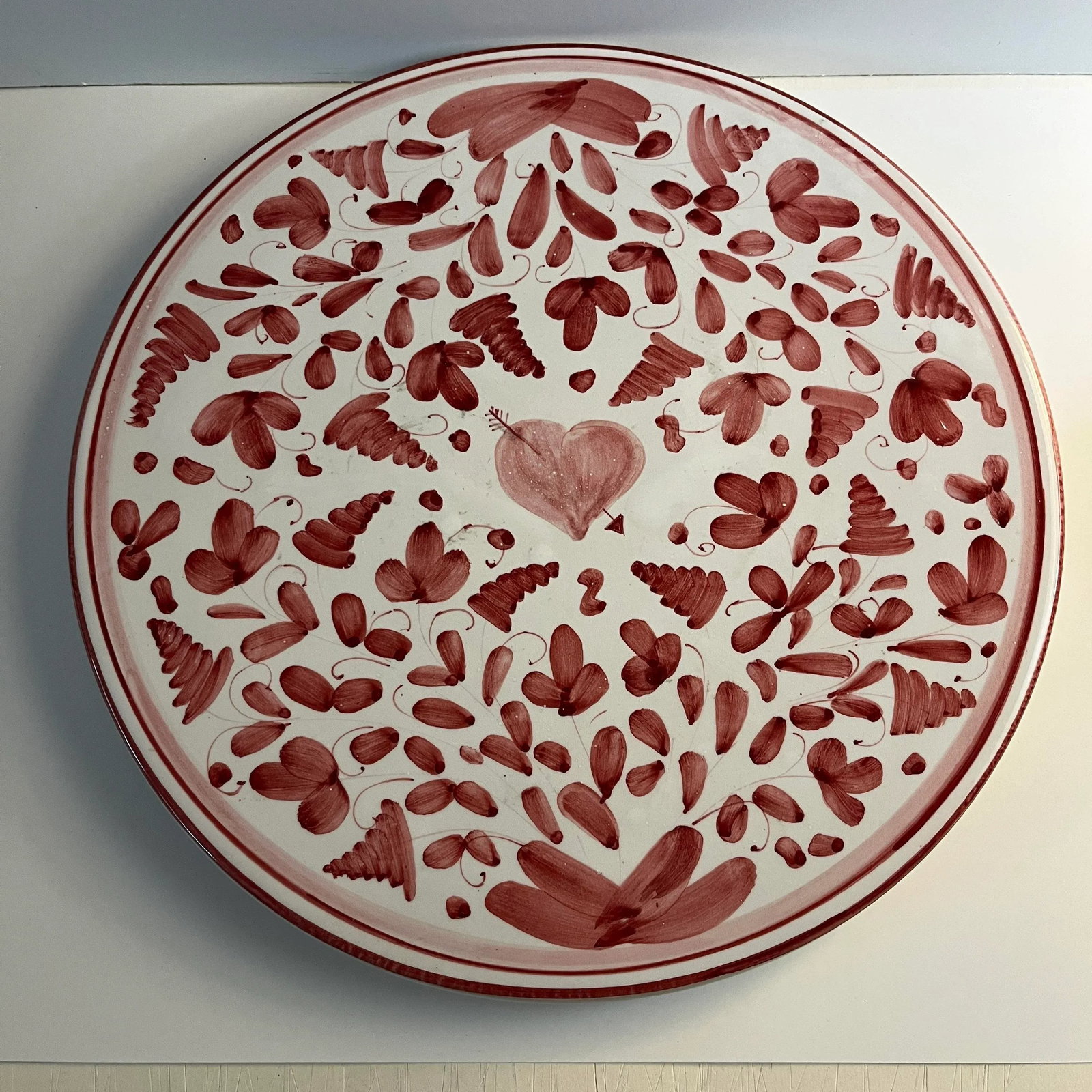 1980s Vintage Handmade Italian Cake Plate - 2