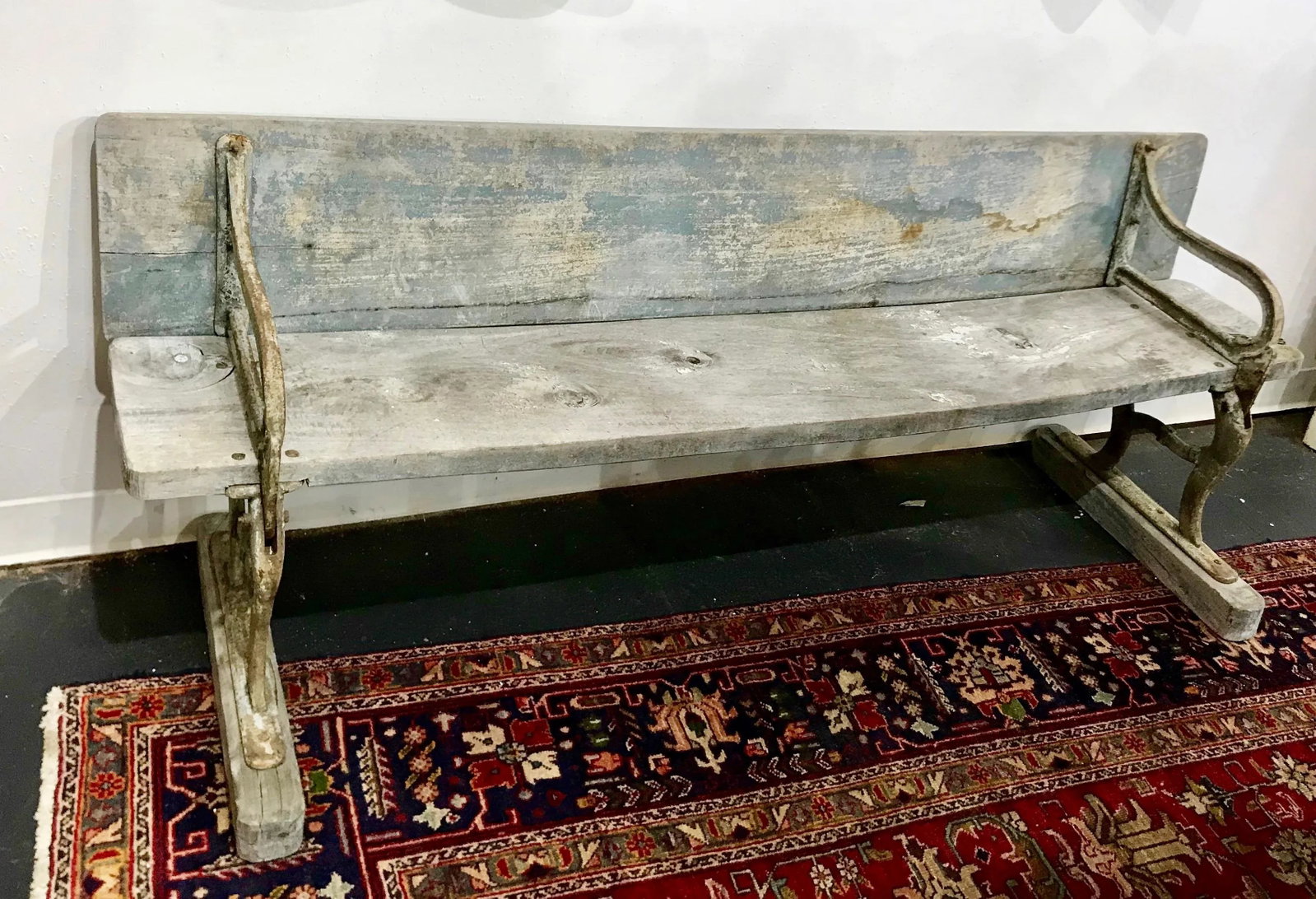 Early 20th Century Vintage American Benches- A Pair - 3