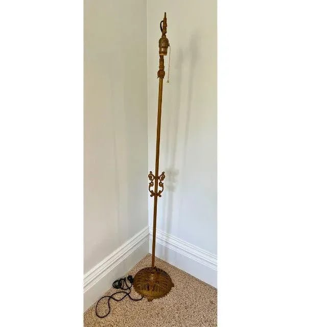 1920s Art Deco, Skyscraper, Cast Iron, Floor Lamp - 10