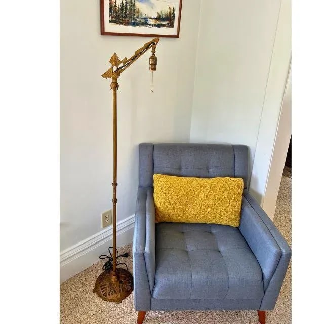 1920s Art Deco, Skyscraper, Cast Iron, Floor Lamp - 2