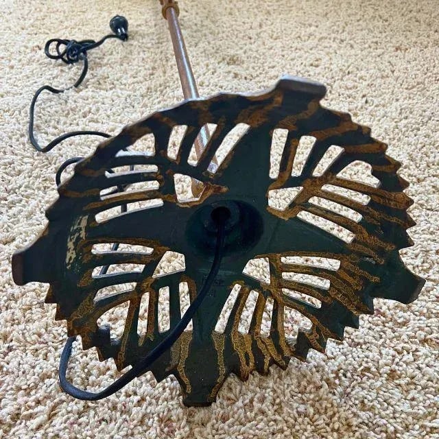 1920s Art Deco, Skyscraper, Cast Iron, Floor Lamp - 6