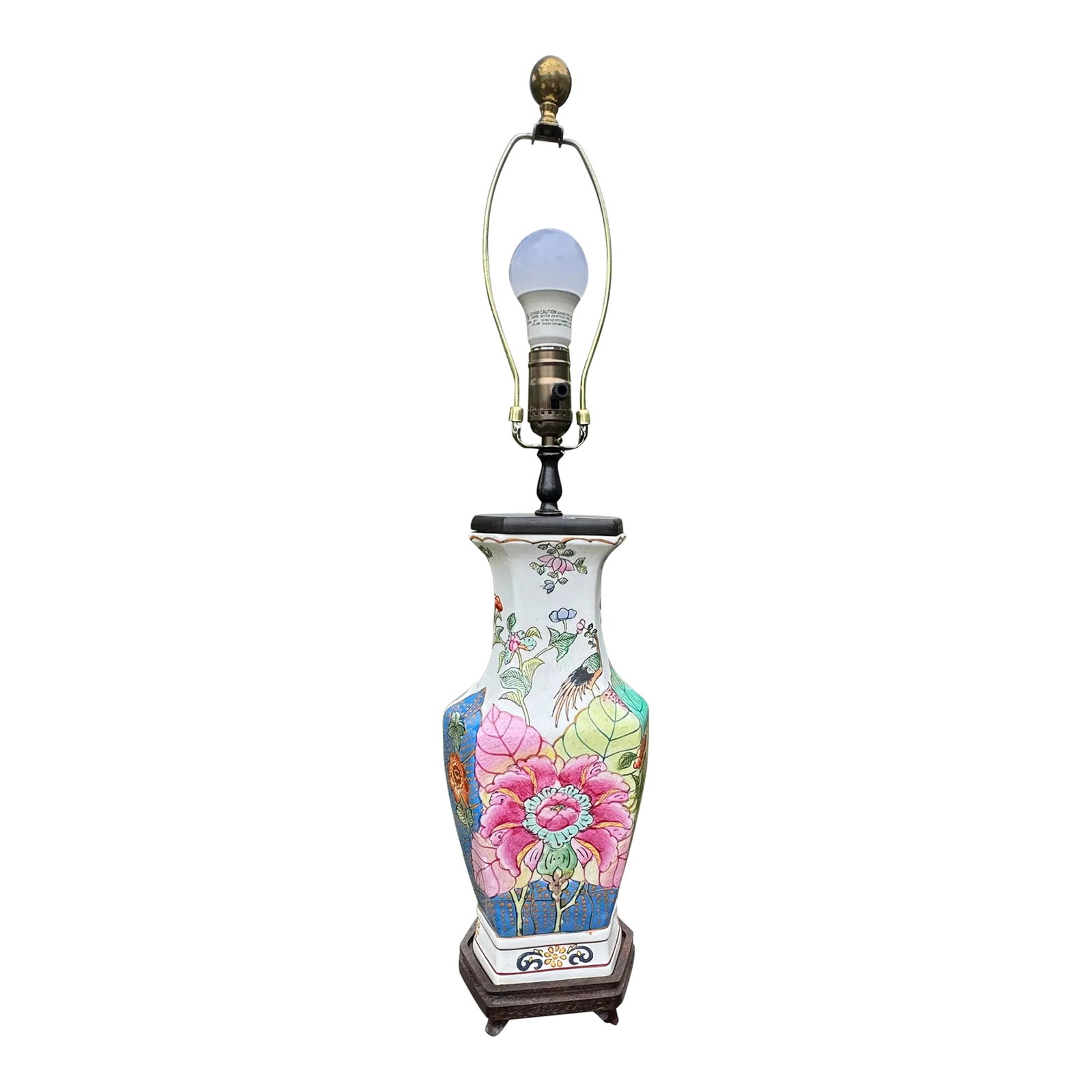 Mottahedeh Tobacco Leaf Lamp (1 of 3)