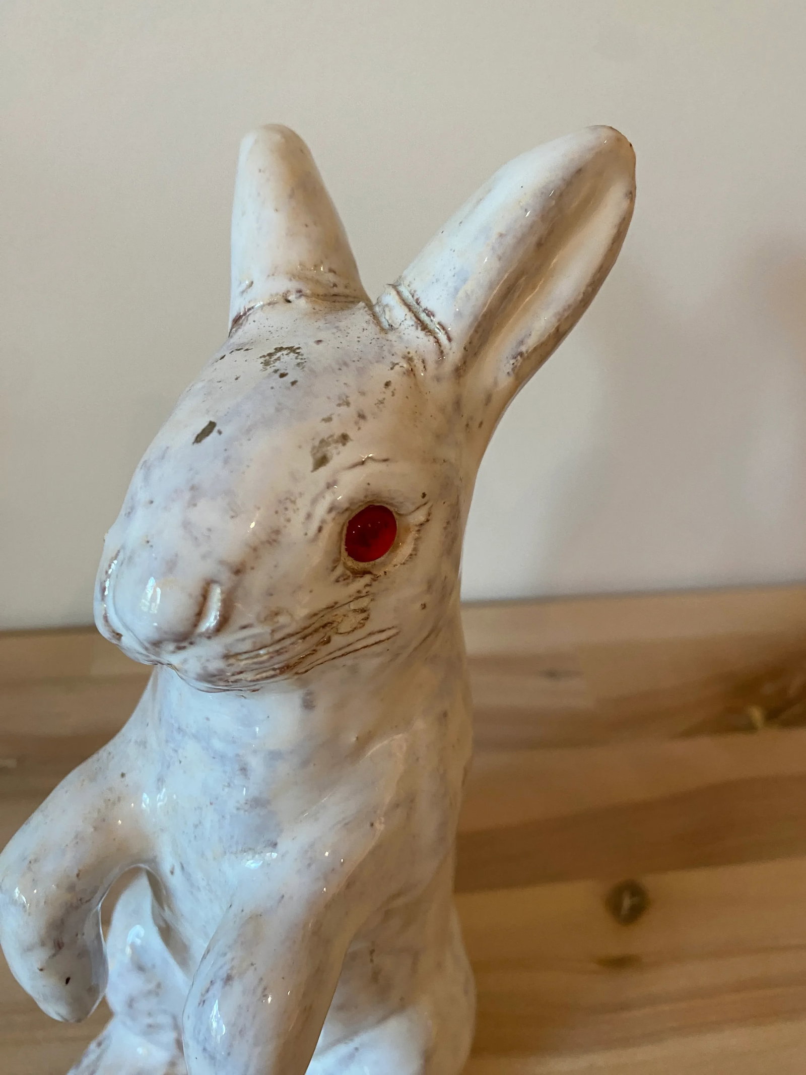 Vintage Faience Majolica French Bunny Rabbit - 4