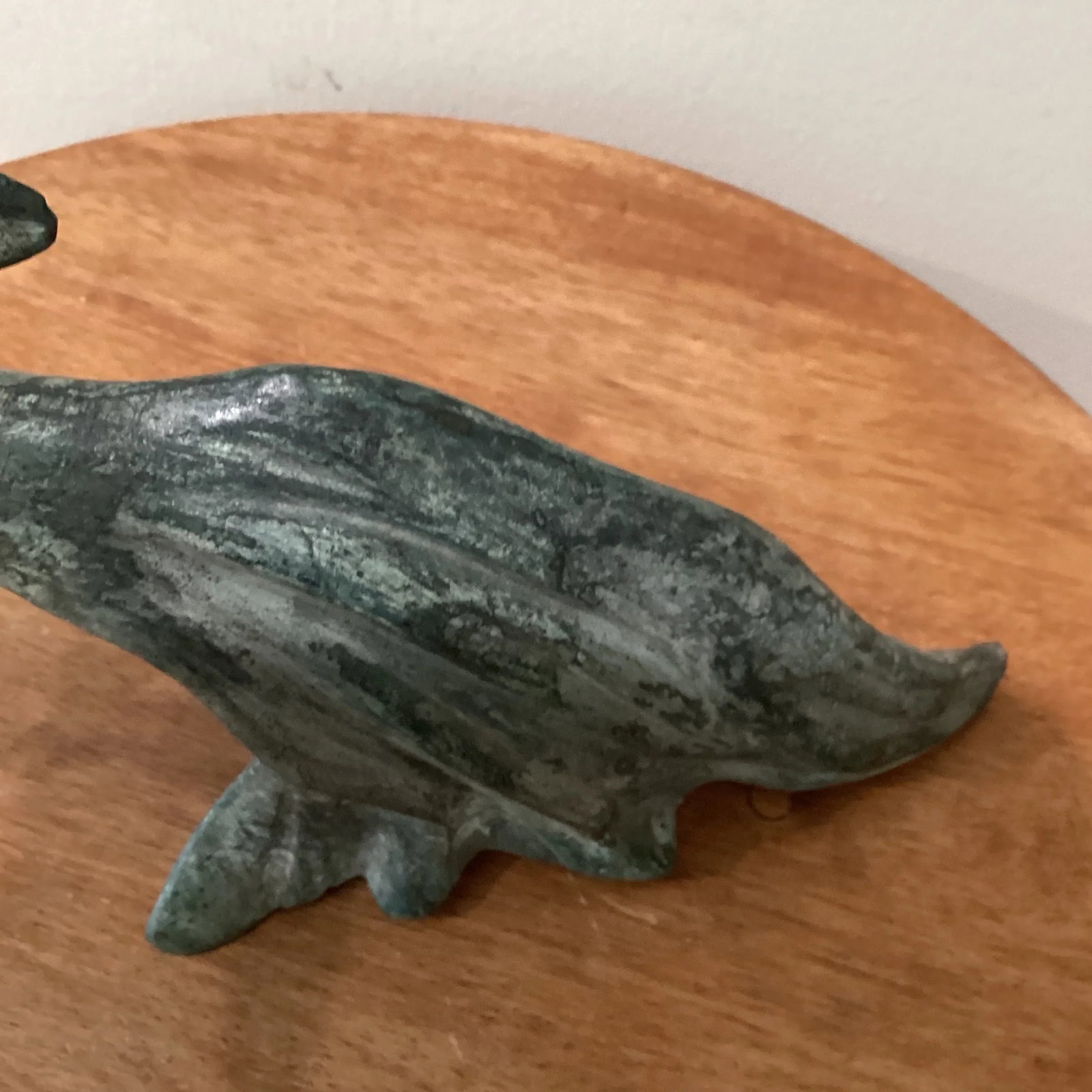 1950s Japanese Art Bronze Fly Koi Fish Garden Sculpture - 6