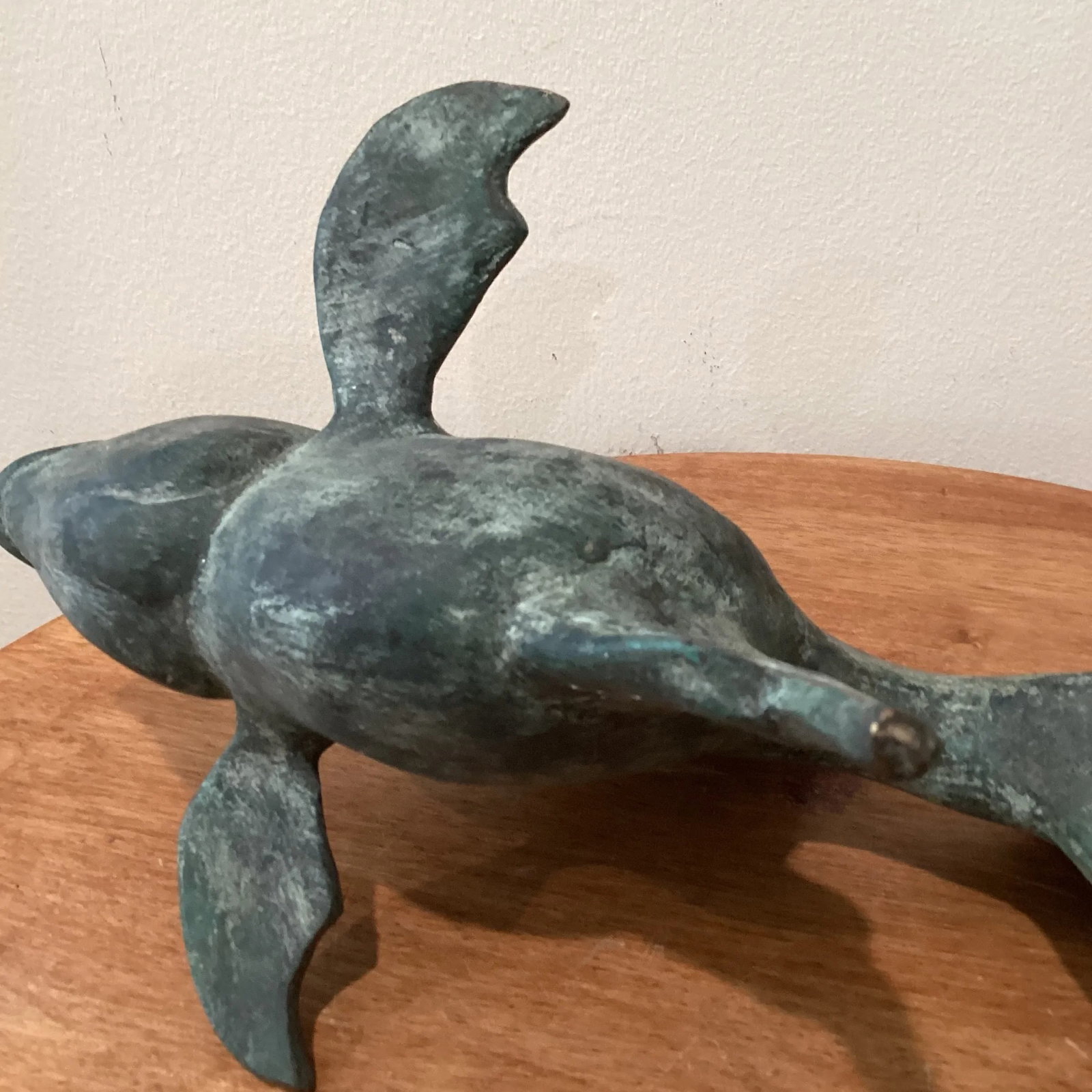 1950s Japanese Art Bronze Fly Koi Fish Garden Sculpture - 8