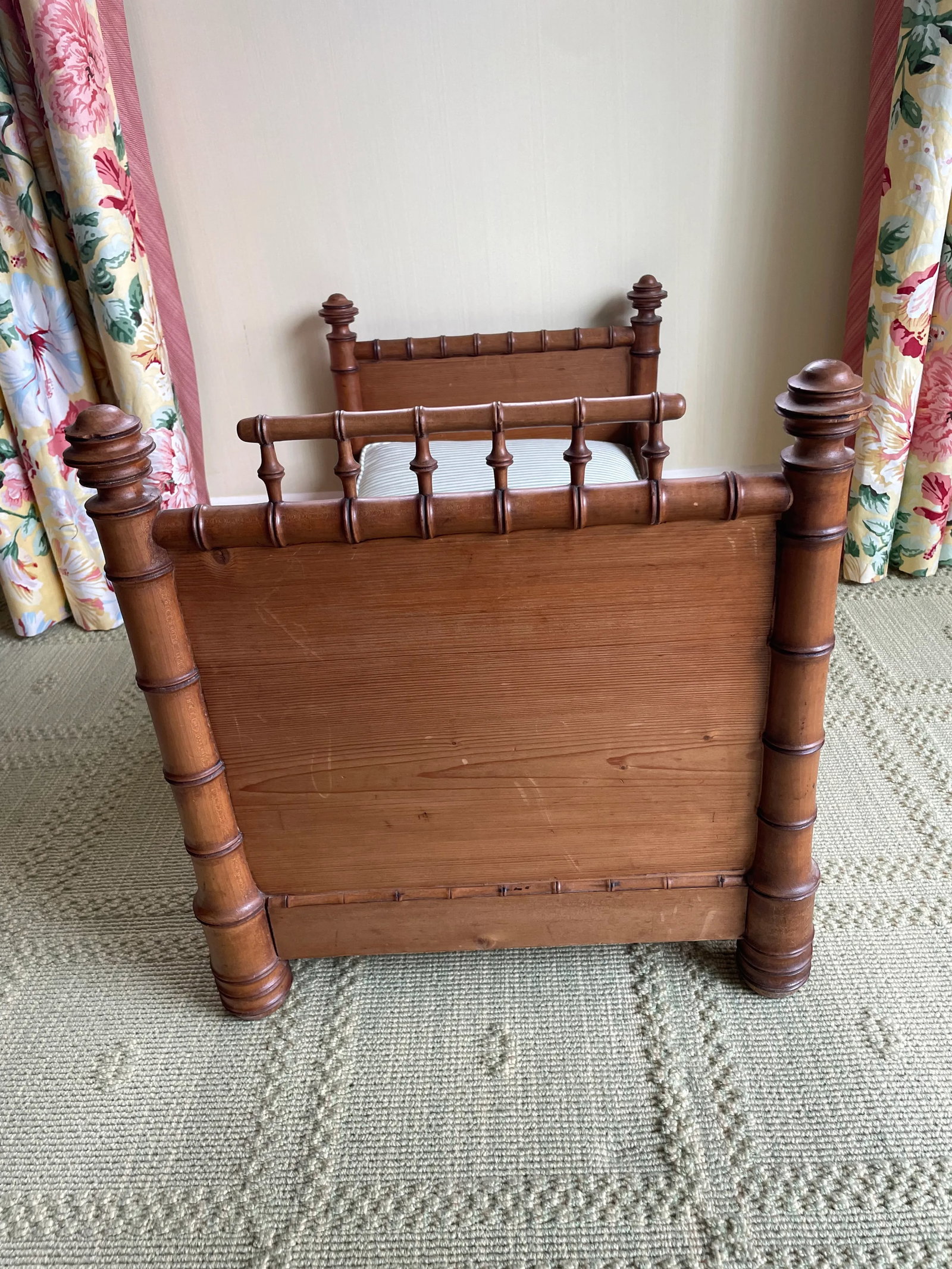 19th Cent French Faux Bamboo Dog Bed - 3