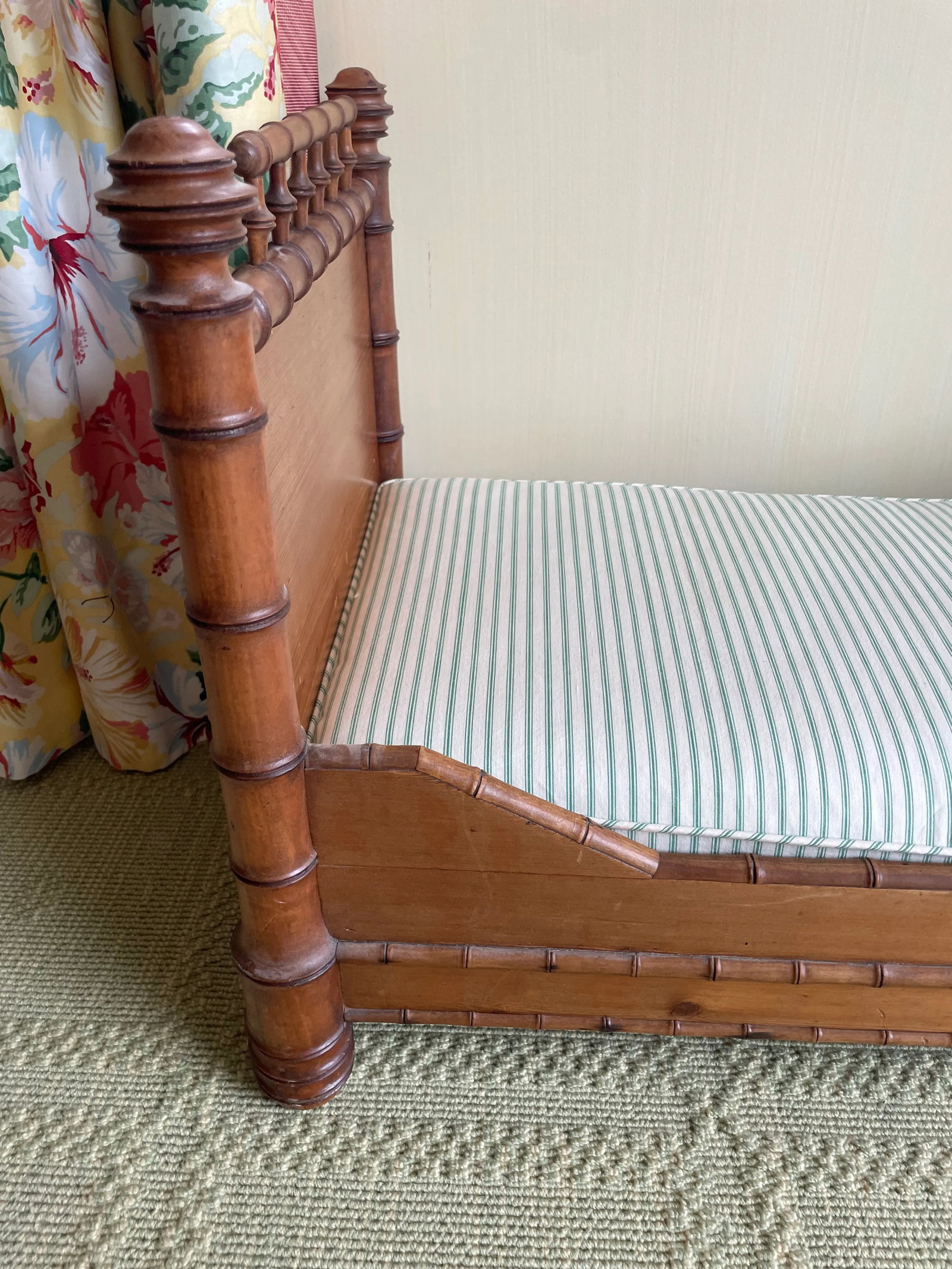 19th Cent French Faux Bamboo Dog Bed - 5