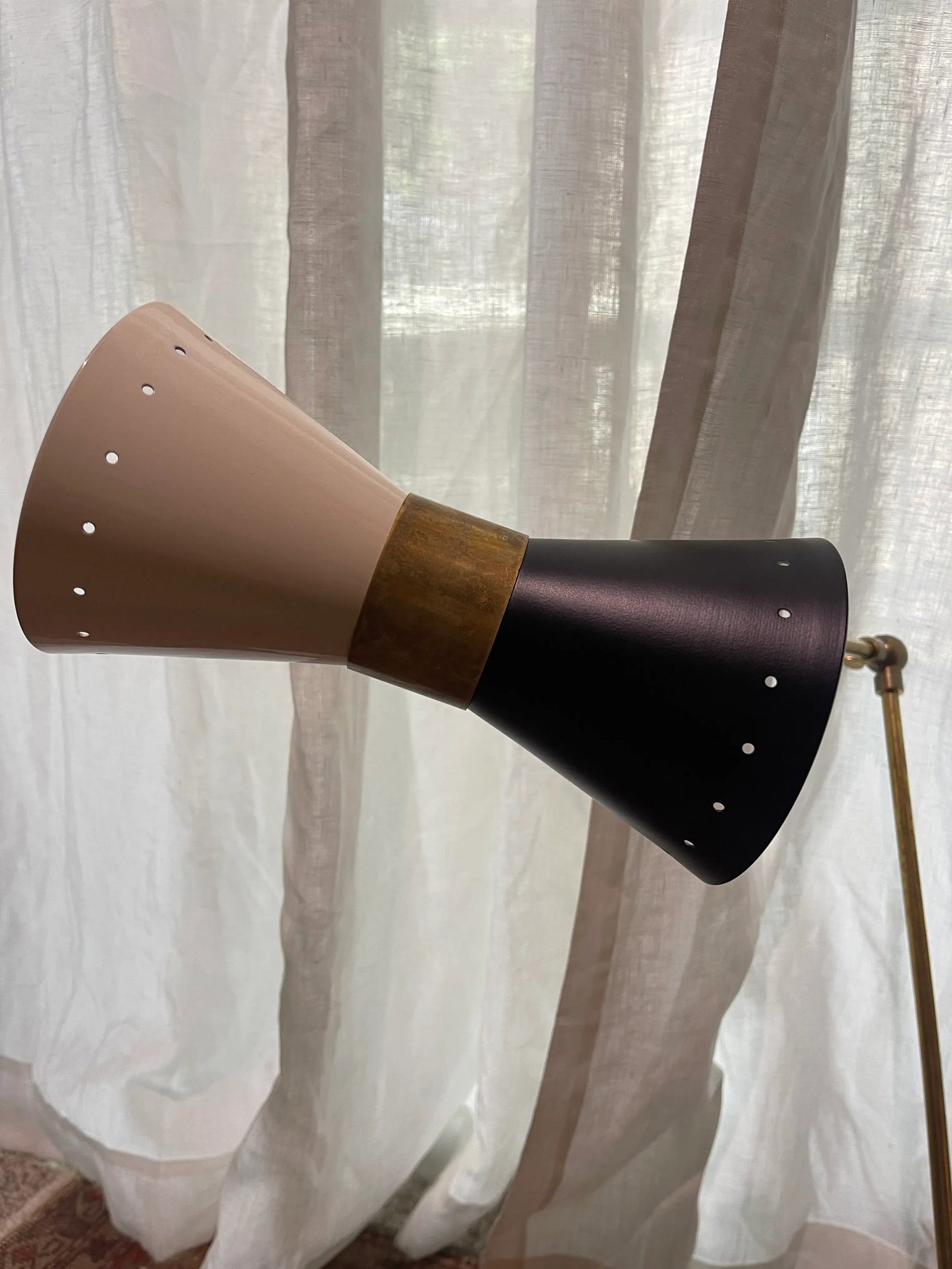 Double Arm Wall Sconce in the Style of Stilnovo - 4