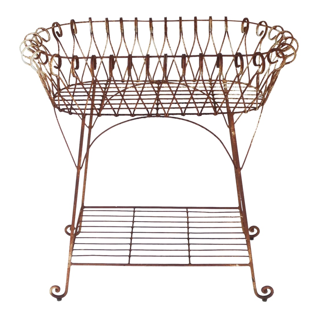 French Iron Plant Flowerpot Holder Stand Jardiniere (1 of 12)