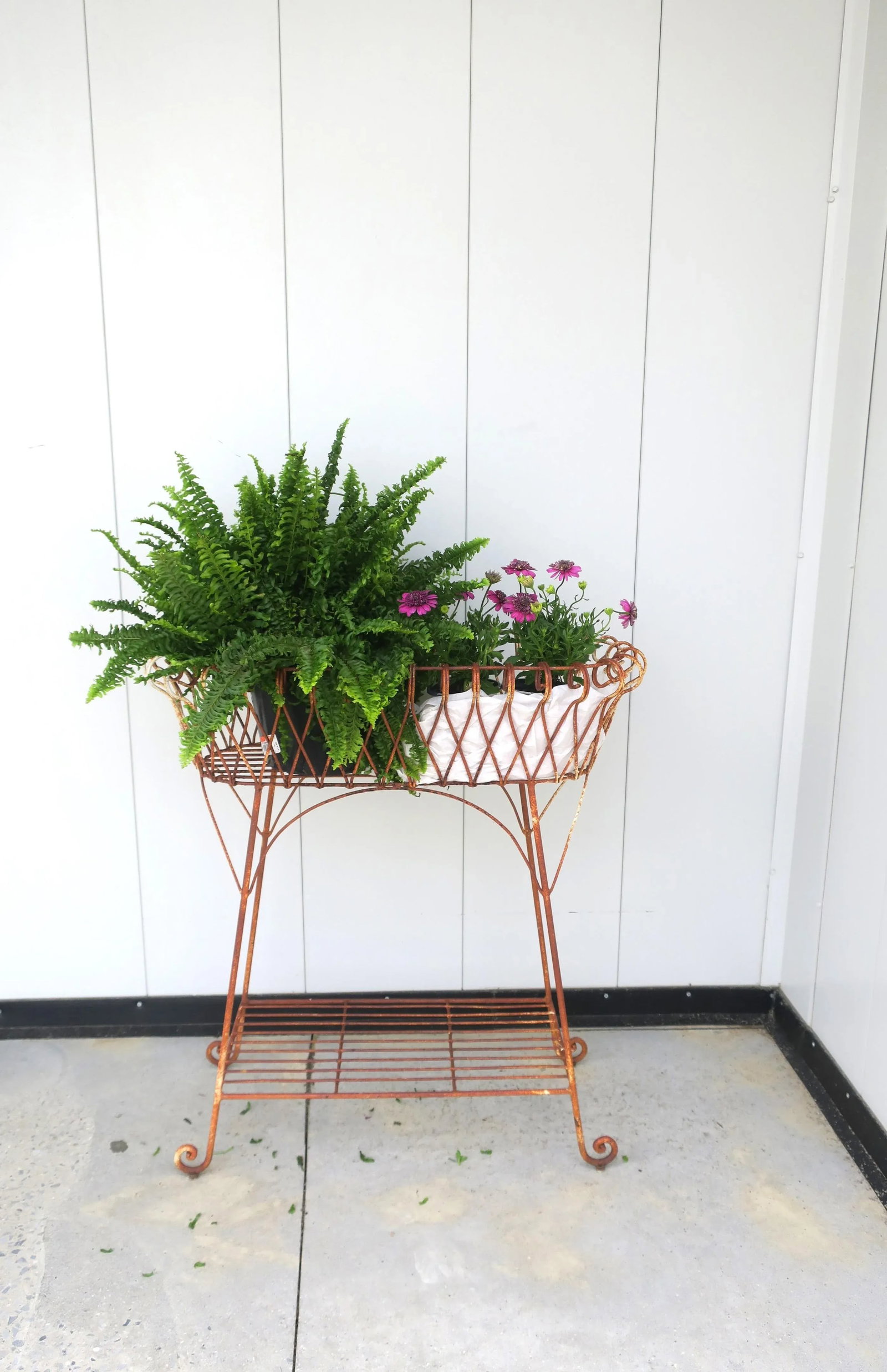 French Iron Plant Flowerpot Holder Stand Jardiniere - 3