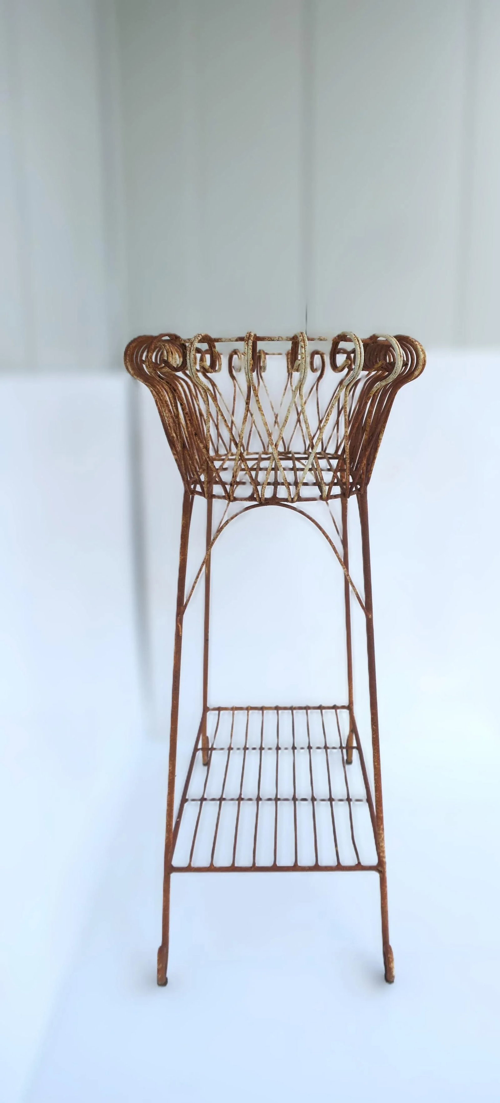 French Iron Plant Flowerpot Holder Stand Jardiniere - 9