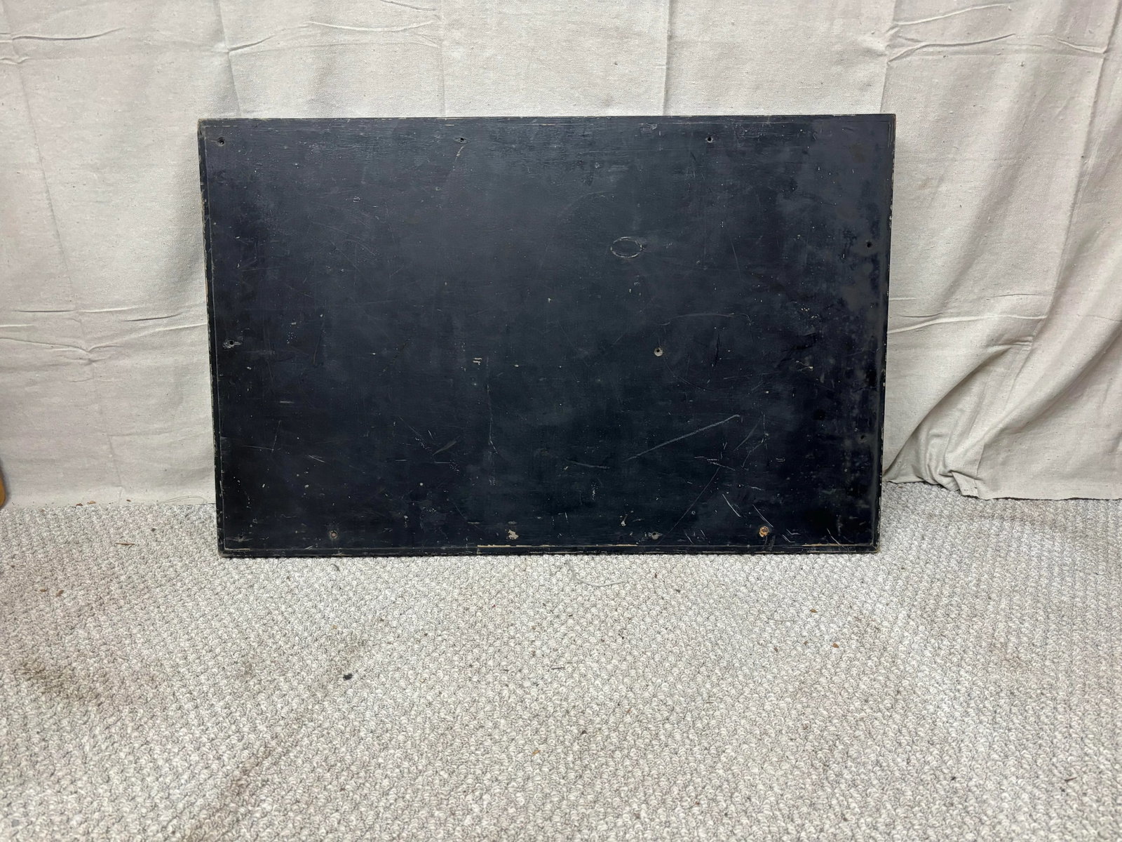 Antique English Hand Painted Wooden Sign - 4