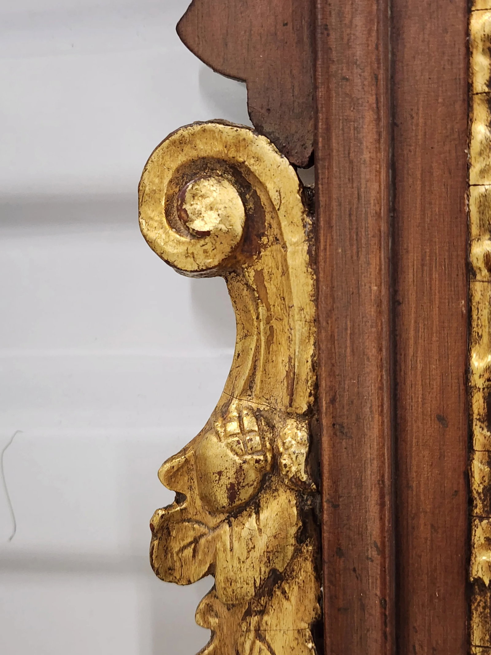 Friedman Brothers Chippendale Style Mahagony Mirror With Eagle Crest - 7