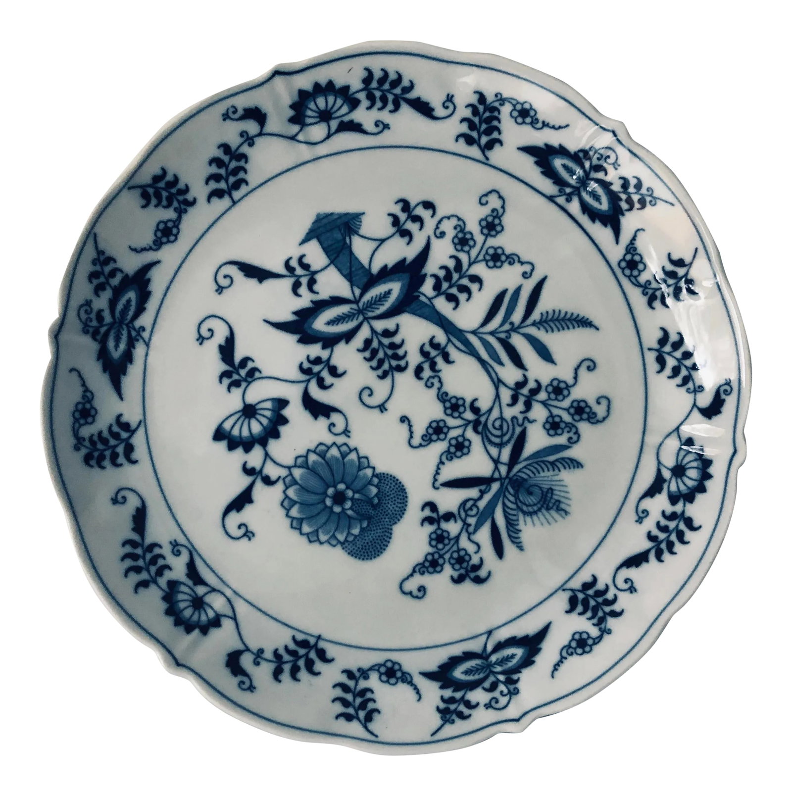 Blue Danube Round Serving Platter 12.5" English China (1 of 5)