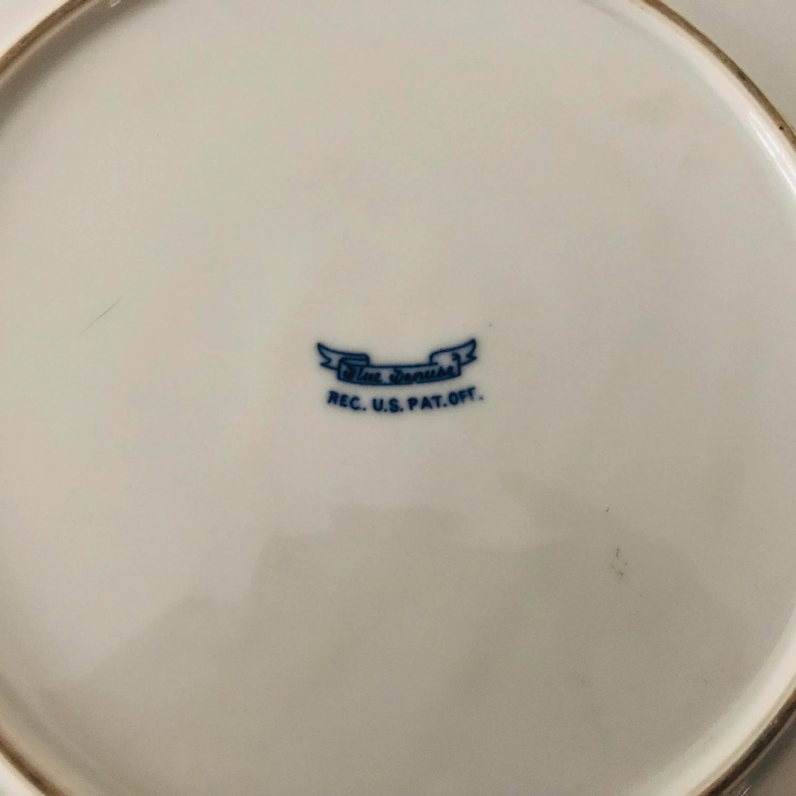 Blue Danube Round Serving Platter 12.5" English China - 4