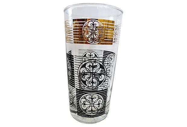 Mid-Century Tall Cocktail Glasses - Set of 7 - 3