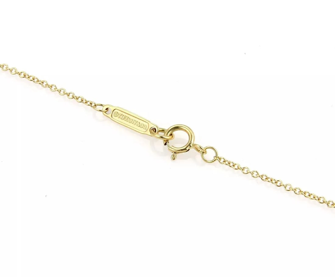 Tiffany & Co. Twisted Cable Wire 18k Yellow Gold Bow Pendant Necklace - 3
