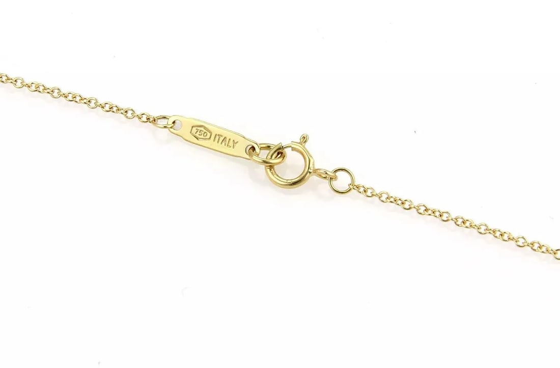 Tiffany & Co. Twisted Cable Wire 18k Yellow Gold Bow Pendant Necklace - 4