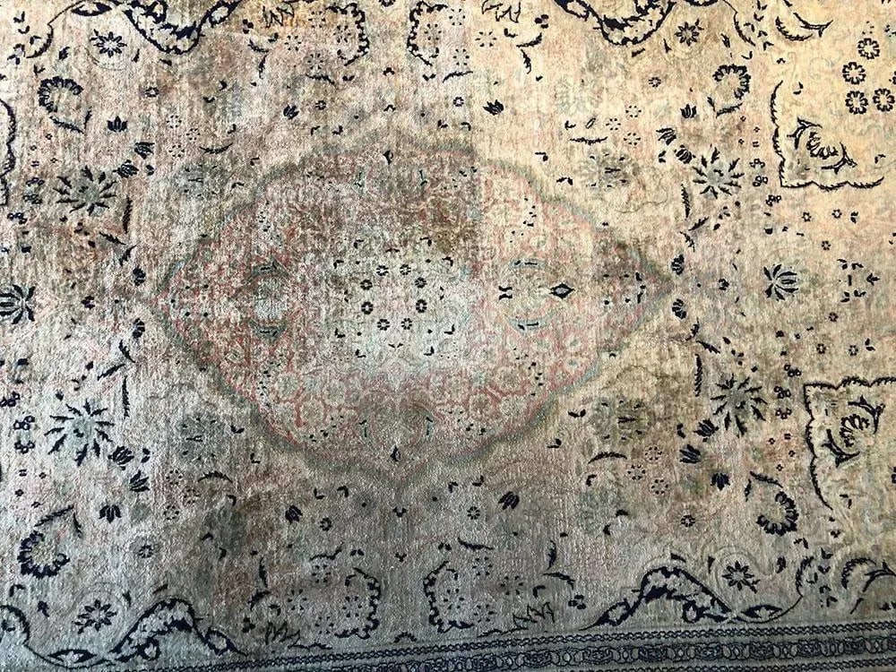 1980s Vintage Silk Chinese Contemporary Area Rug- 6' * 9' - 6