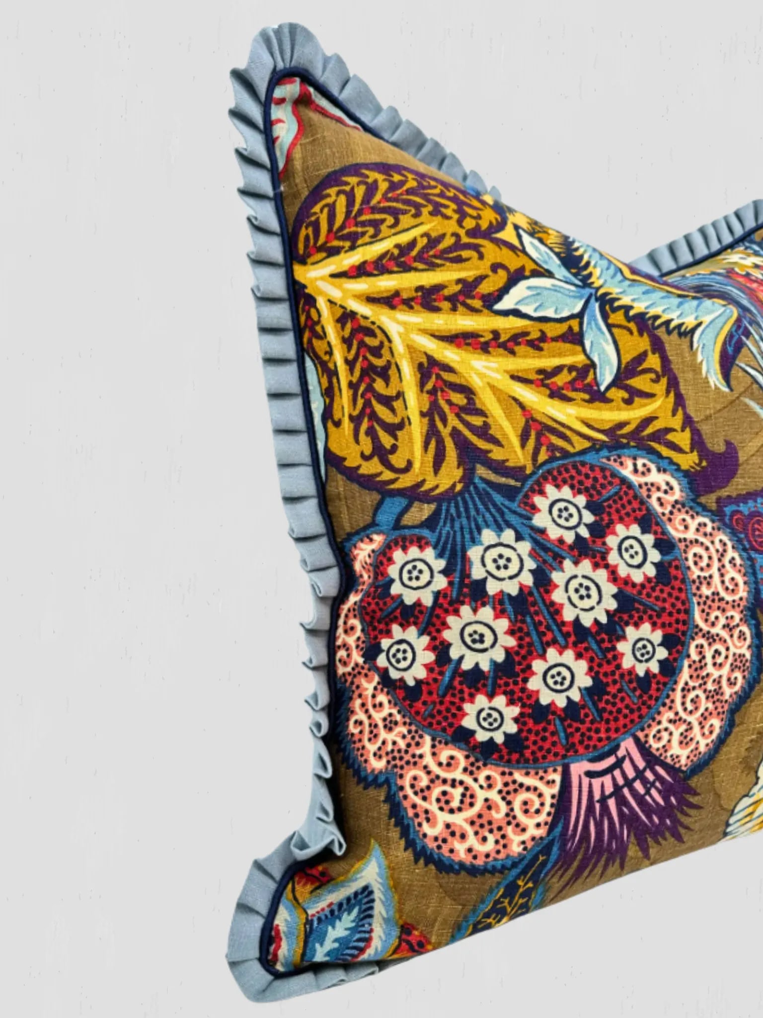 Schumacher Zanzibar Custom Made Pillows- a Pair - 5