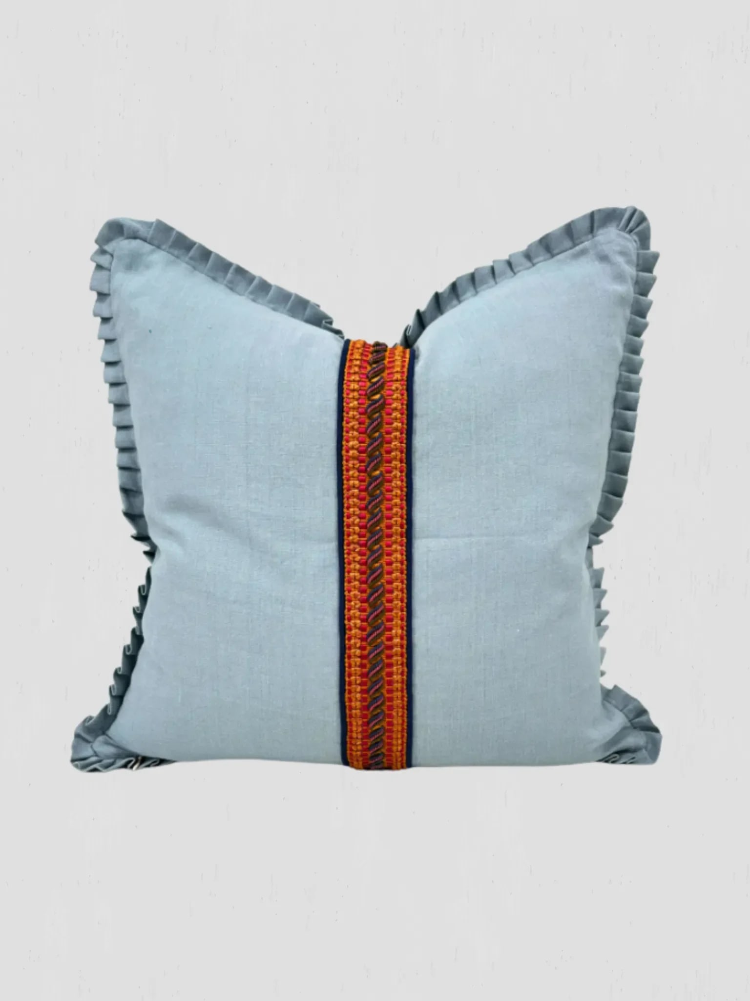 Schumacher Zanzibar Custom Made Pillows- a Pair - 7