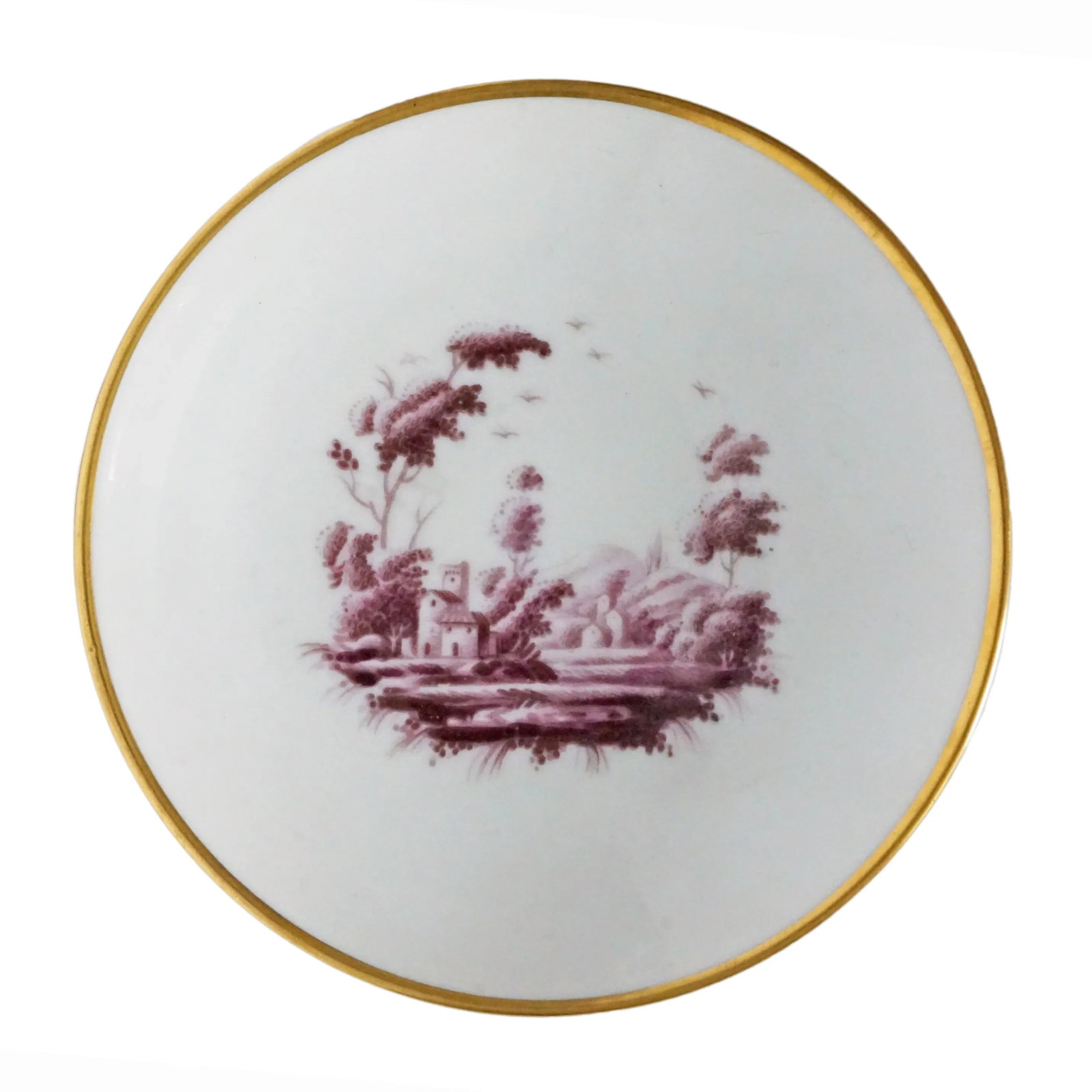Late 20th Century Ginori Tete-a-Tete Coffee Demitasse Set With Tray Porcelain Italy Doccia Paesaggi - 10