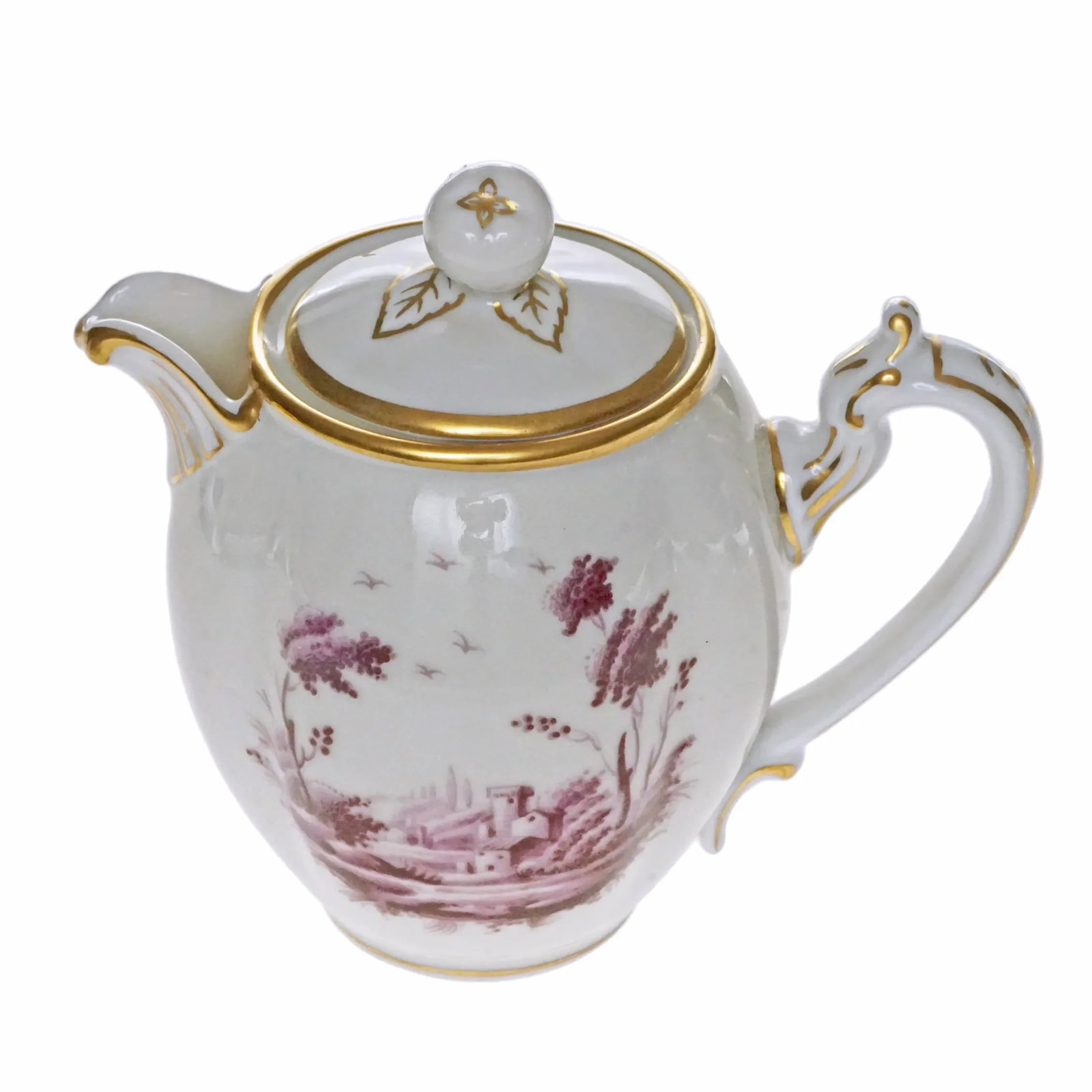 Late 20th Century Ginori Tete-a-Tete Coffee Demitasse Set With Tray Porcelain Italy Doccia Paesaggi - 4