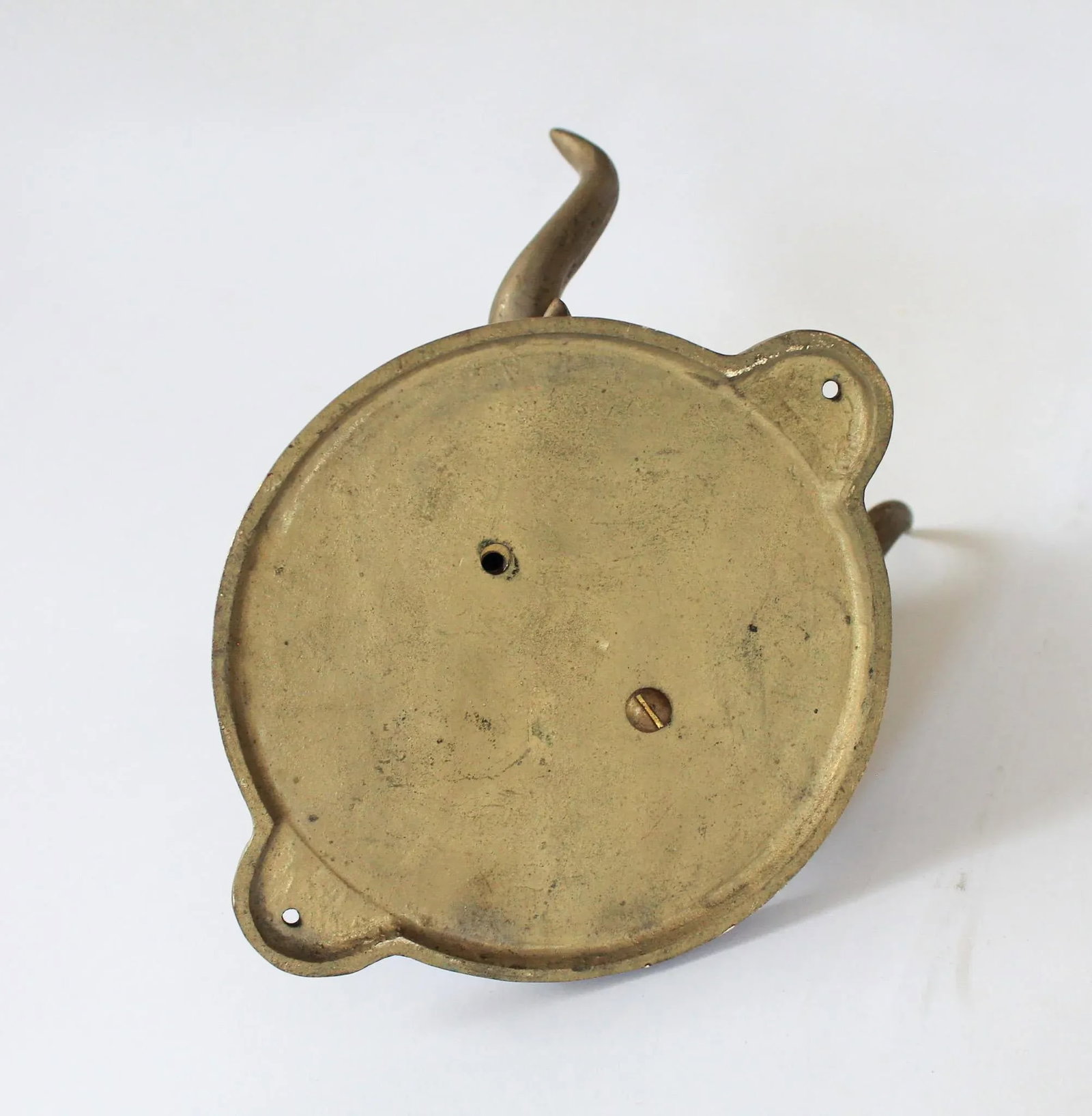 Vintage Brass Steer Wall Mounted Hooks - Towel Holders S/4 - 11