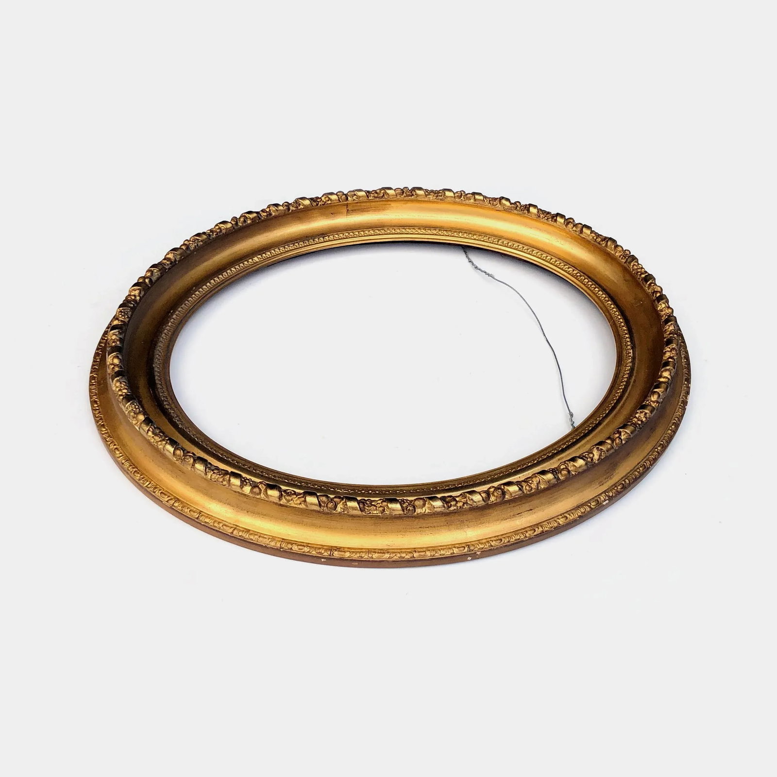 Antique Oval Gold Frame - 2